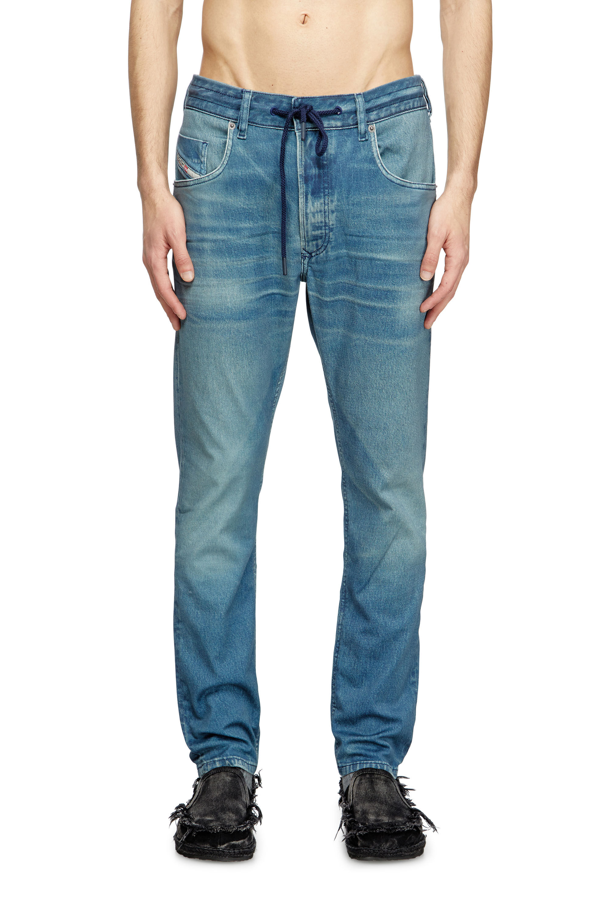 Men's Regular Jeans | Light Blue | Diesel 2032 D-Krooley