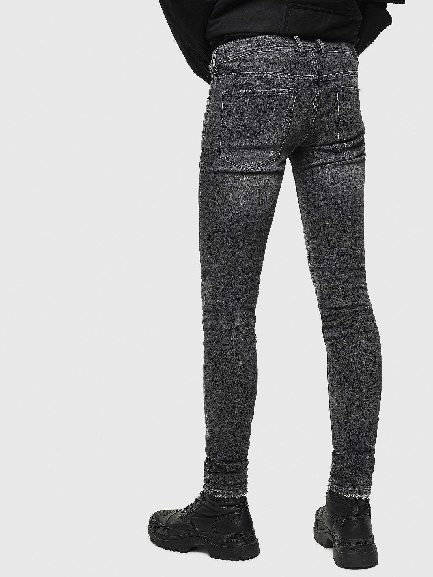 embroidered skinny jeans mens