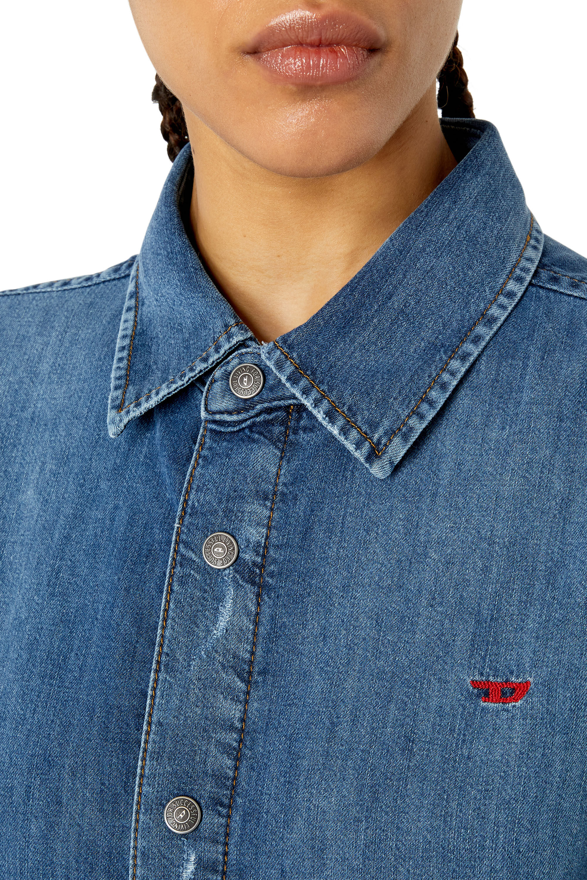 DIESEL｜メンズ シャツ デニム D-DEWNY-HOOD | Rakuten Fashion