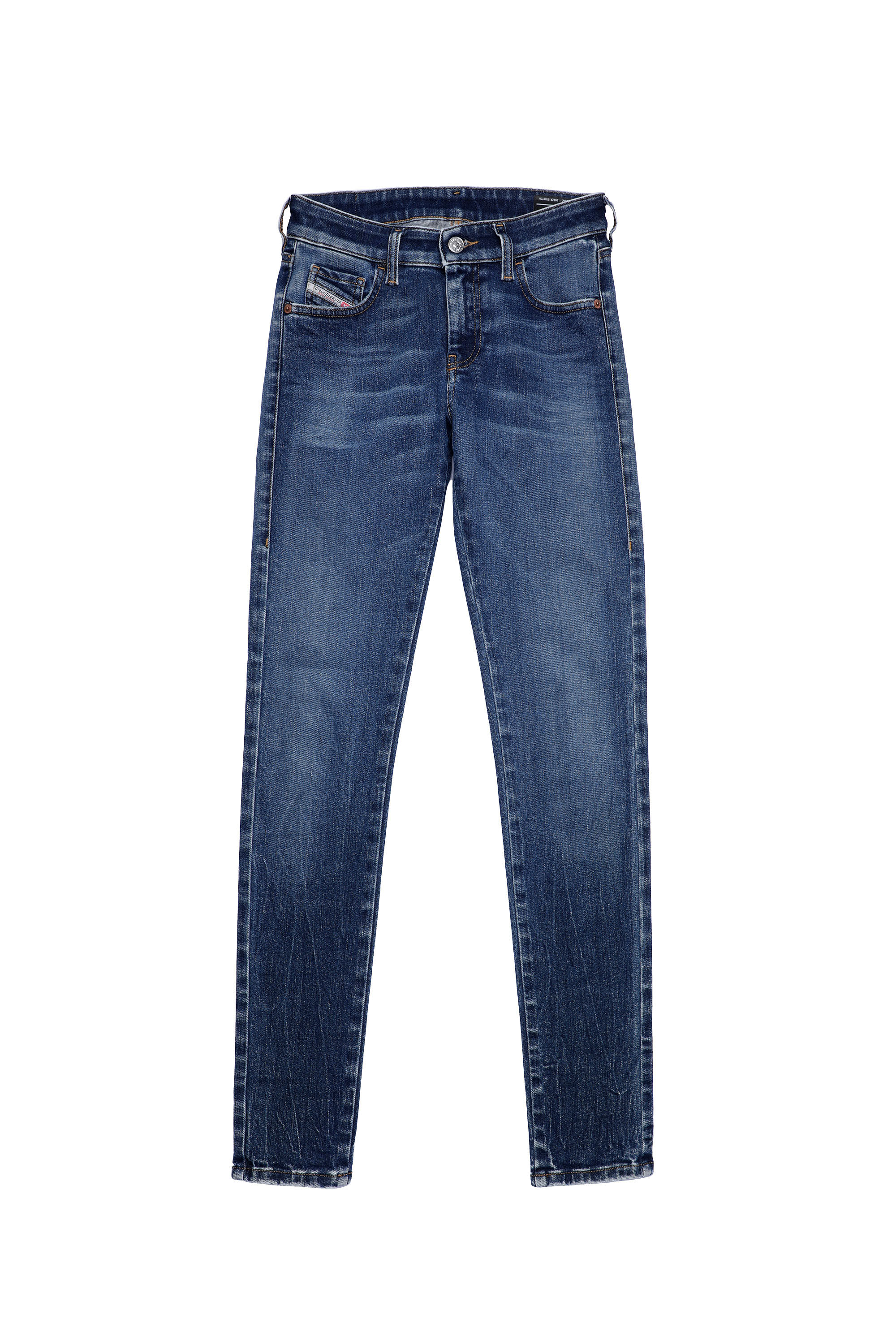 Diesel - 2018 Slandy low 009ZX Super skinny Jeans, Azul Oscuro - Image 2
