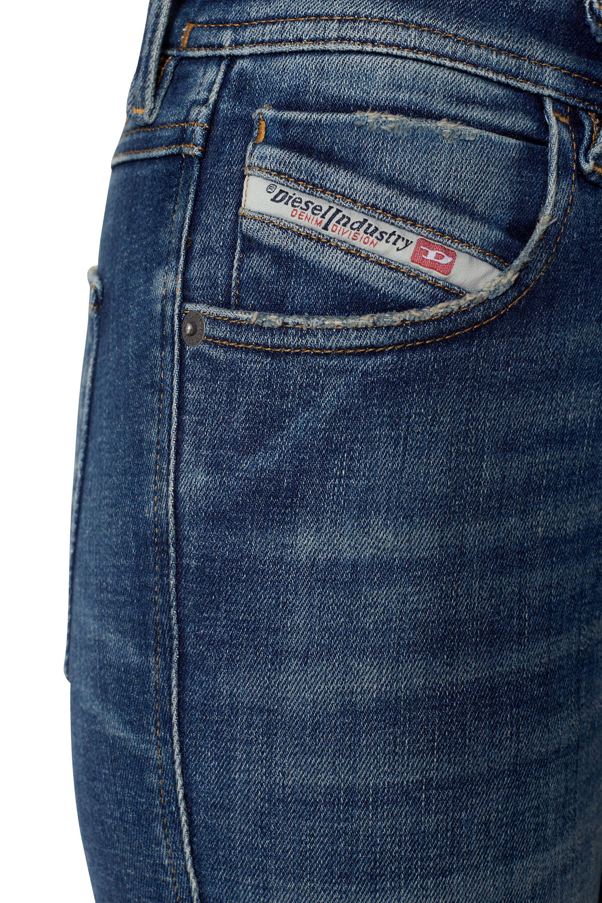 Diesel - Skinny Jeans 2015 Babhila 09D99, Azul medio - Image 4