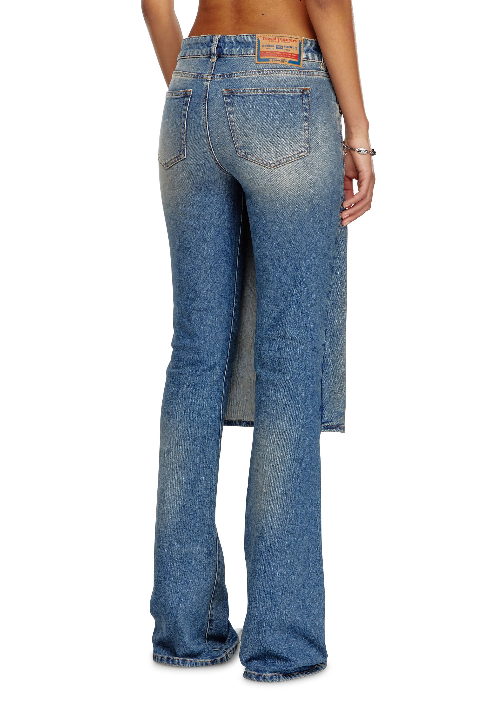 Diesel - Woman Bootcut and Flare Jeans D-Sel 007X8, Medium blue - Image 5