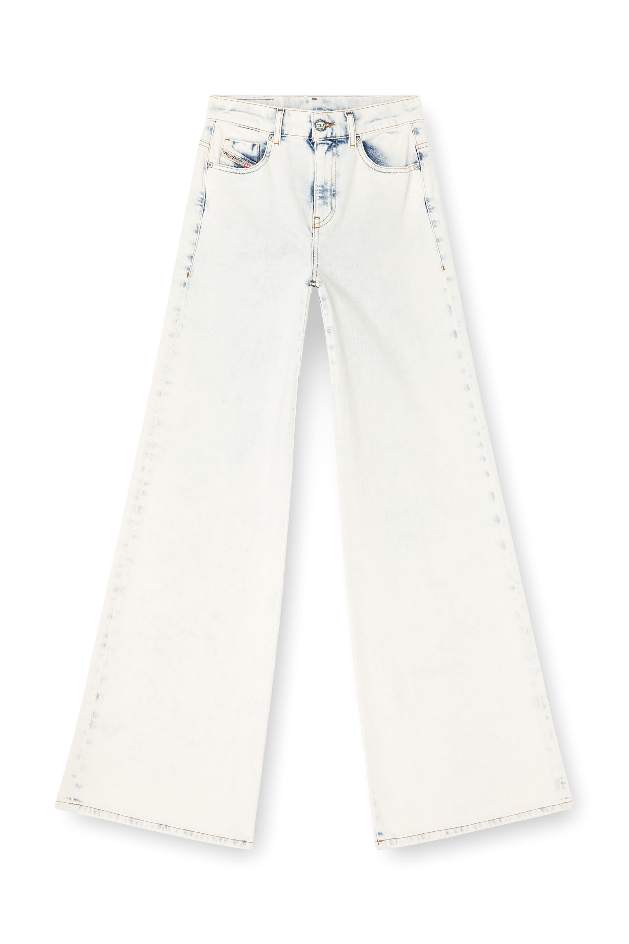 Diesel - Flare Jeans 1978 D-Akemi 09L33 Mujer, Azul Claro - 2