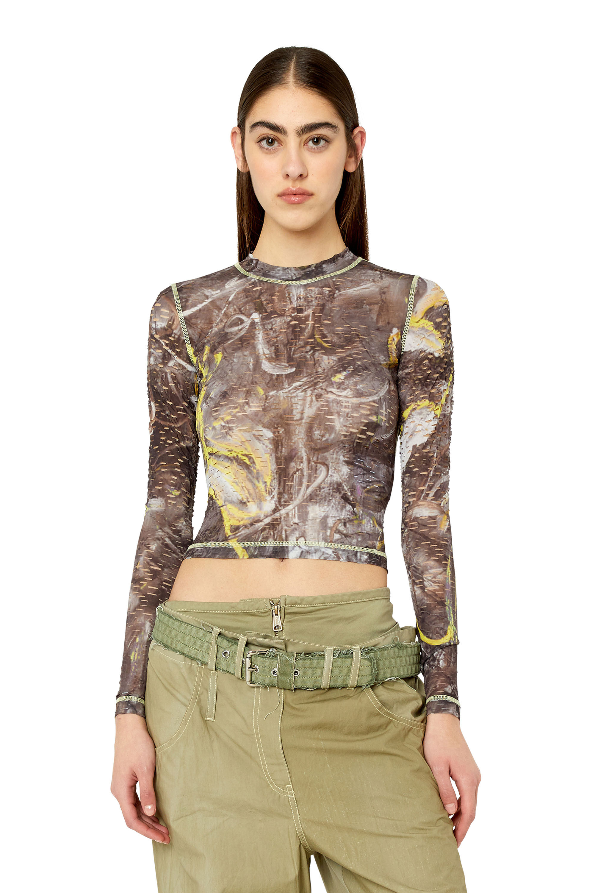 Diesel - T-CLADDY, Negro/Blanco - Image 3