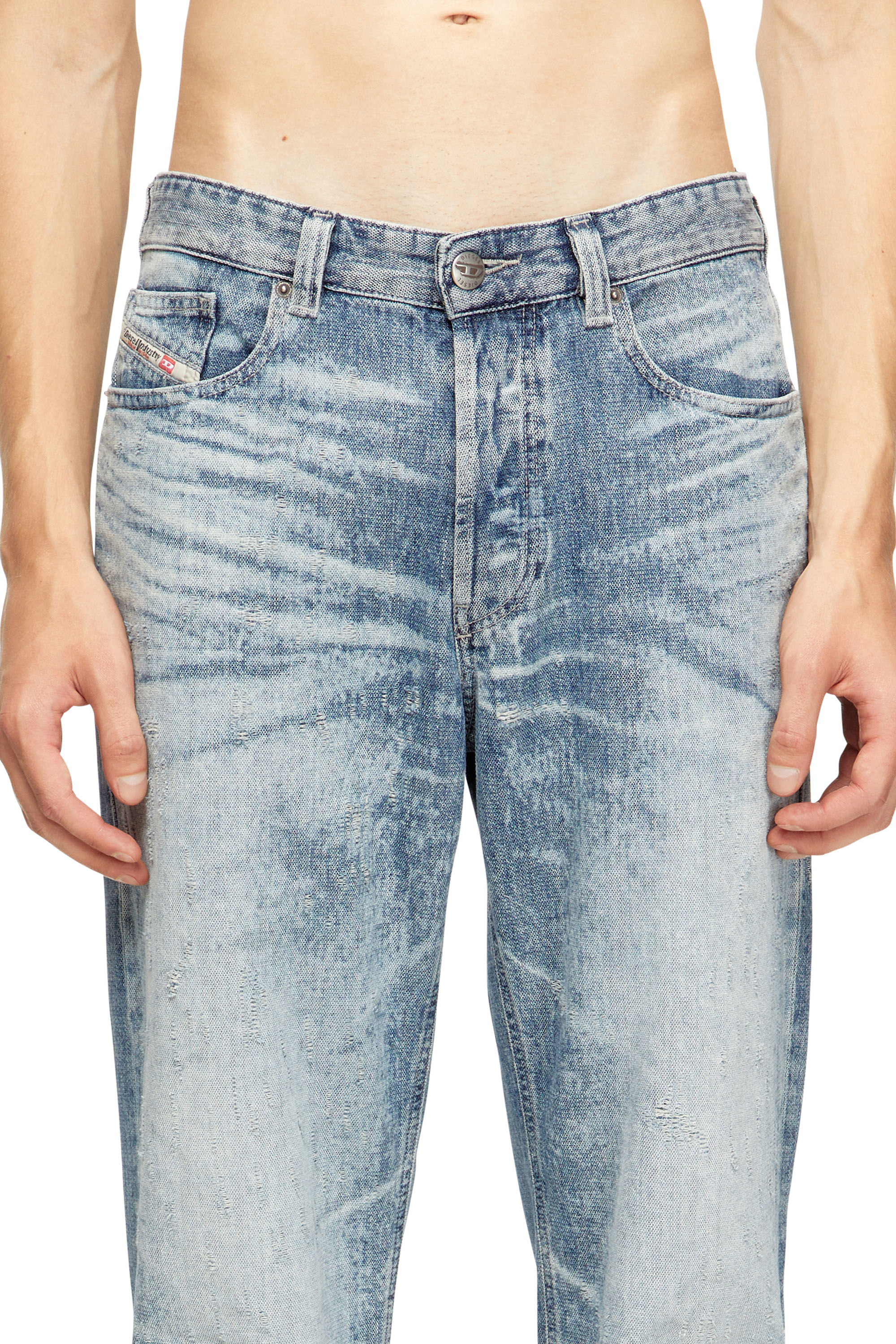 Diesel - Regular Jeans 2024 D-Macs 068TY Hombre, Azul Claro - 5