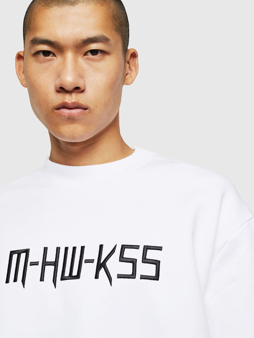 S Link Mohawk Men Sweatshirt With M Hw K55 Embroidery Diesel