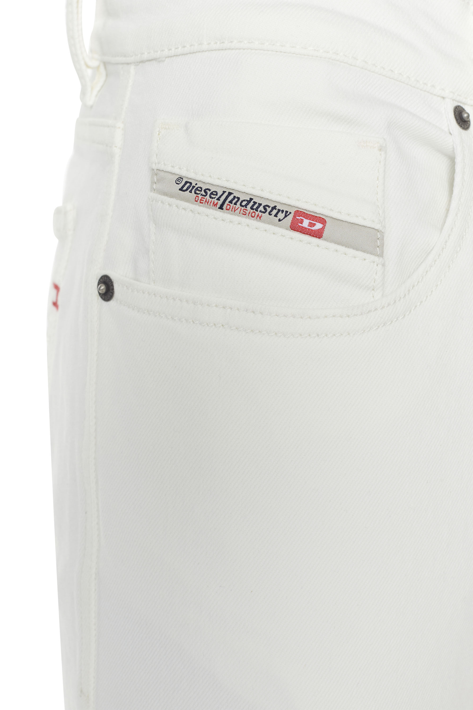 Diesel - Slim Jeans 2019 D-Strukt 09D63, White - Image 6
