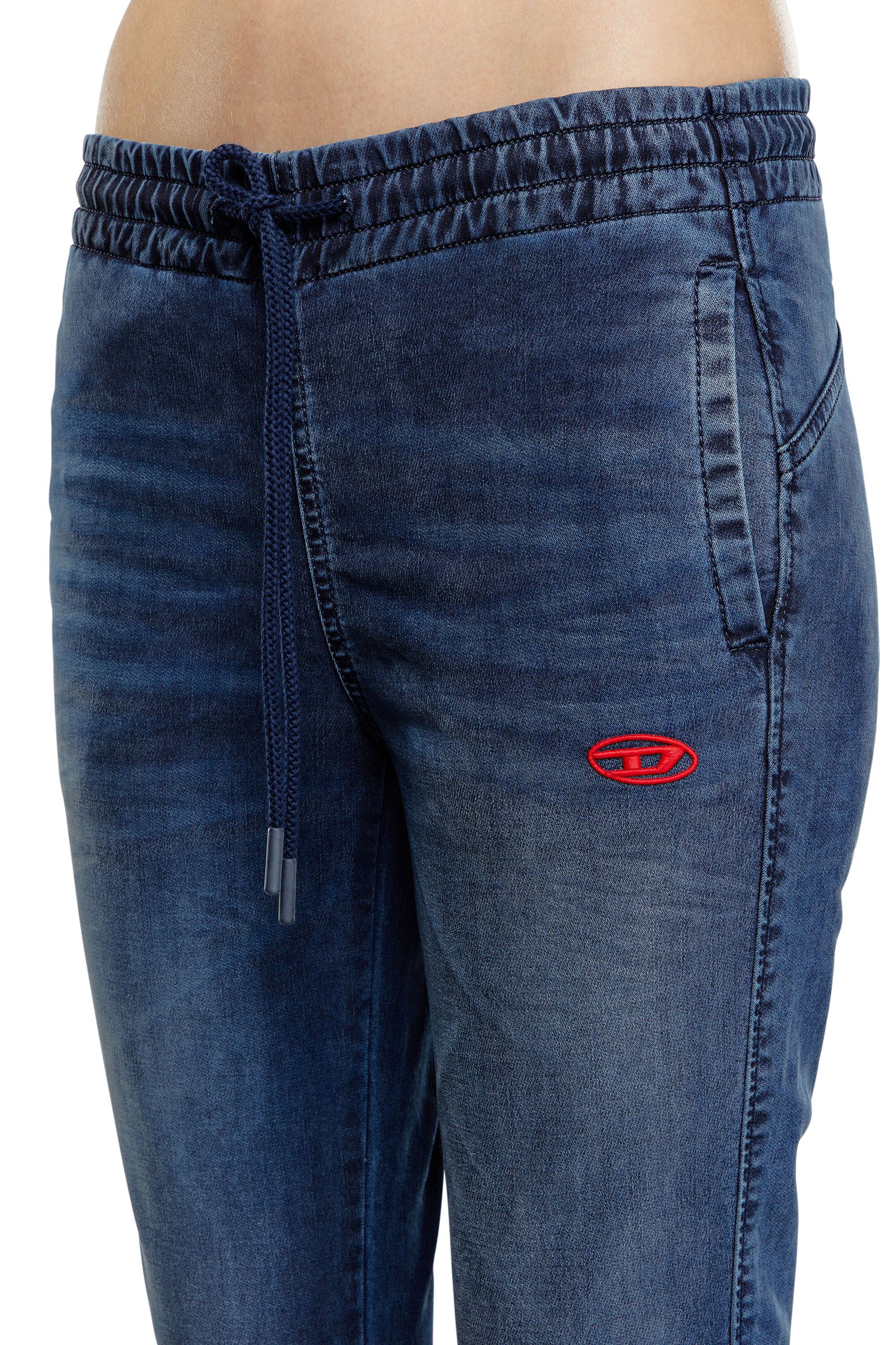 Diesel - Bootcut 2069 D-Ebbey Joggjeans® 068LX Mujer, Azul Oscuro - 4