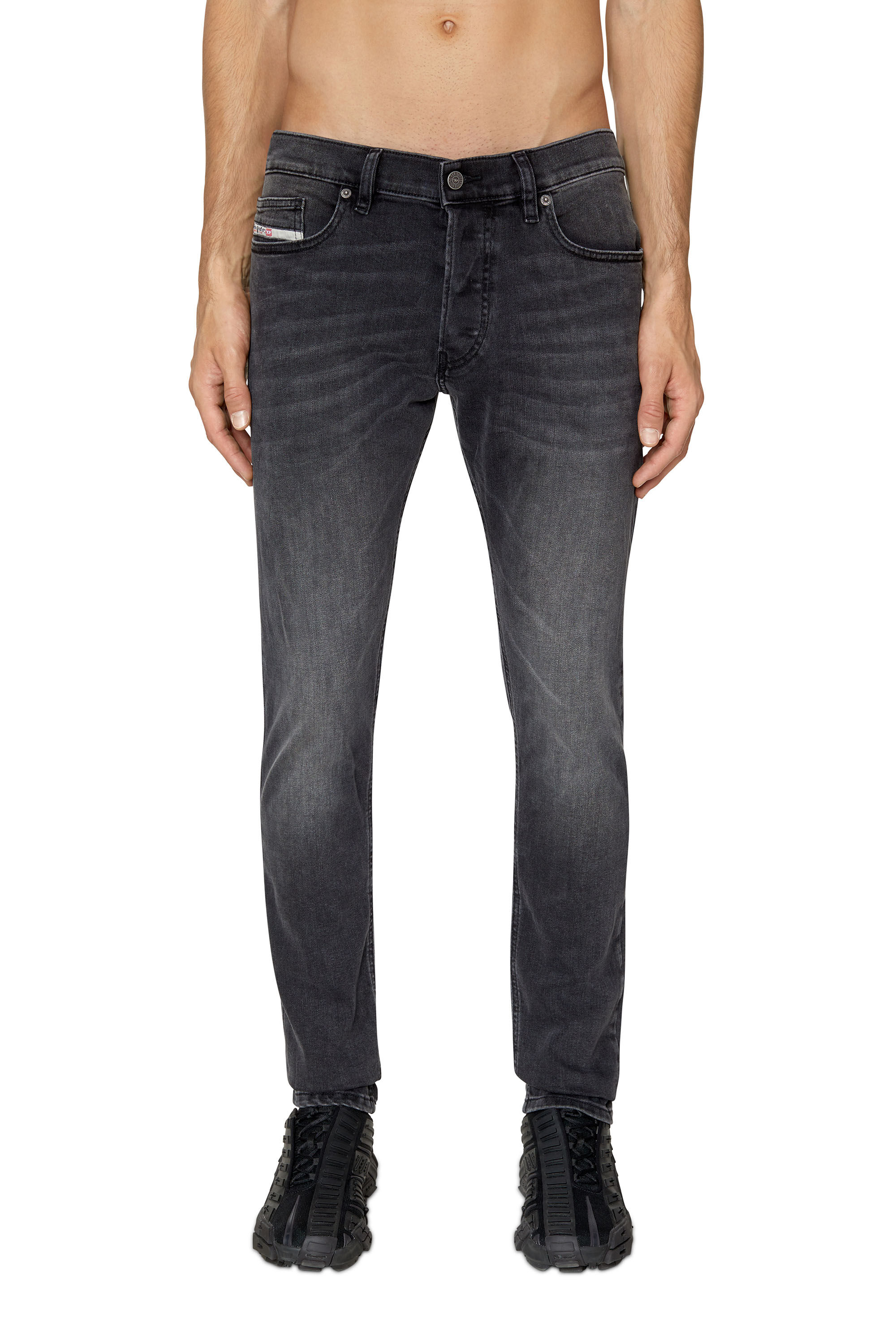 Men's Slim Jeans | Black/Dark grey | Diesel D-Luster