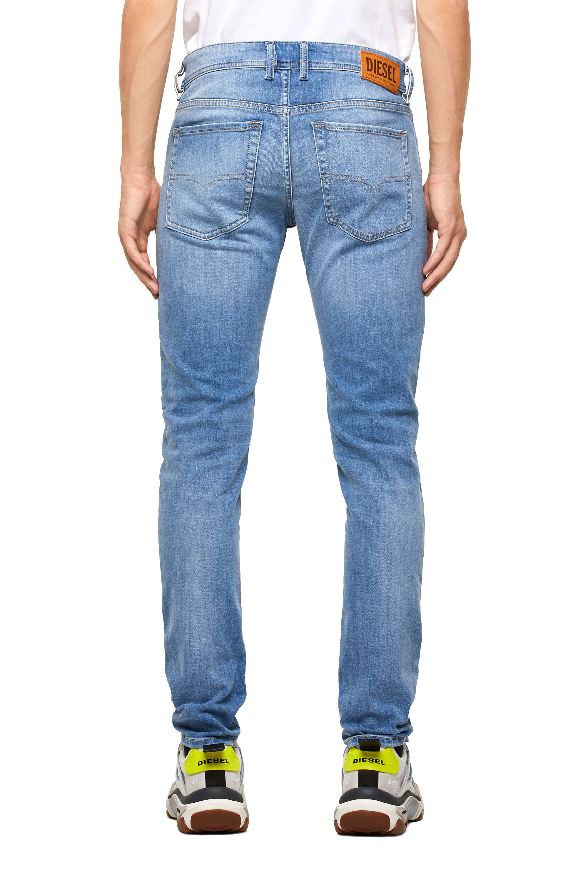 Diesel - Sleenker 009LZ Skinny Jeans, Azul Claro - Image 3