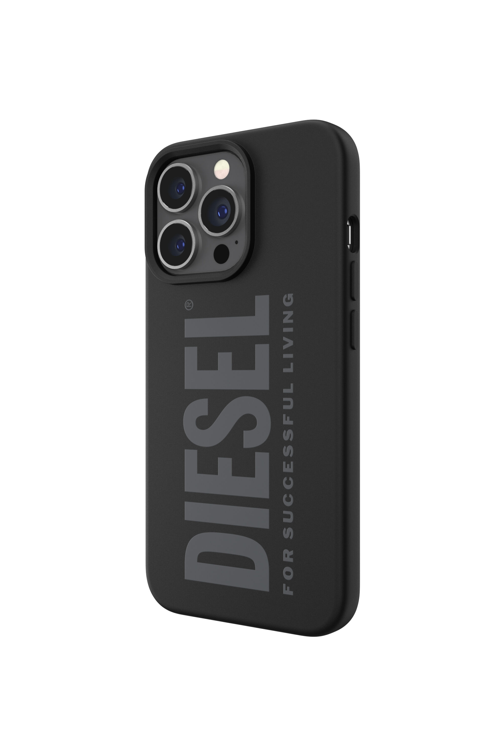 Diesel - 47163 SILICONE CASE, Funda de silicona por iPhone 13 / 13 Pro Unisex in Negro - 4