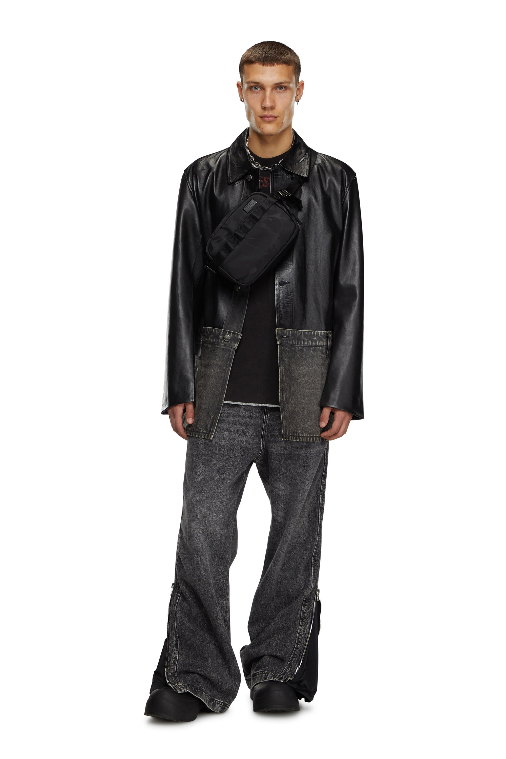 Men's Dsrt Beltbag - Utility belt bag in printed nylon