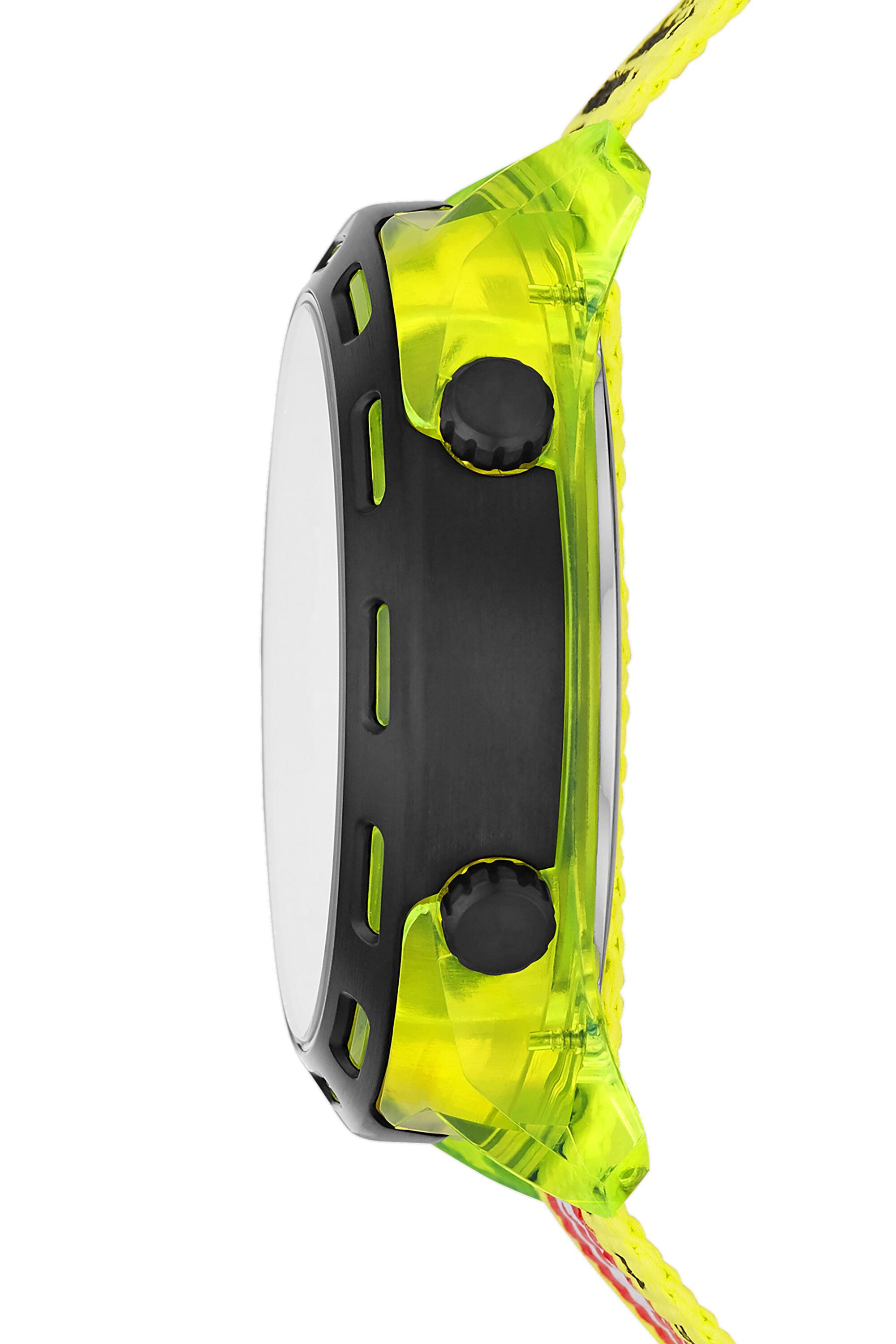 DZ1895 Man: Crusher digital neon yellow nylon watch | Diesel