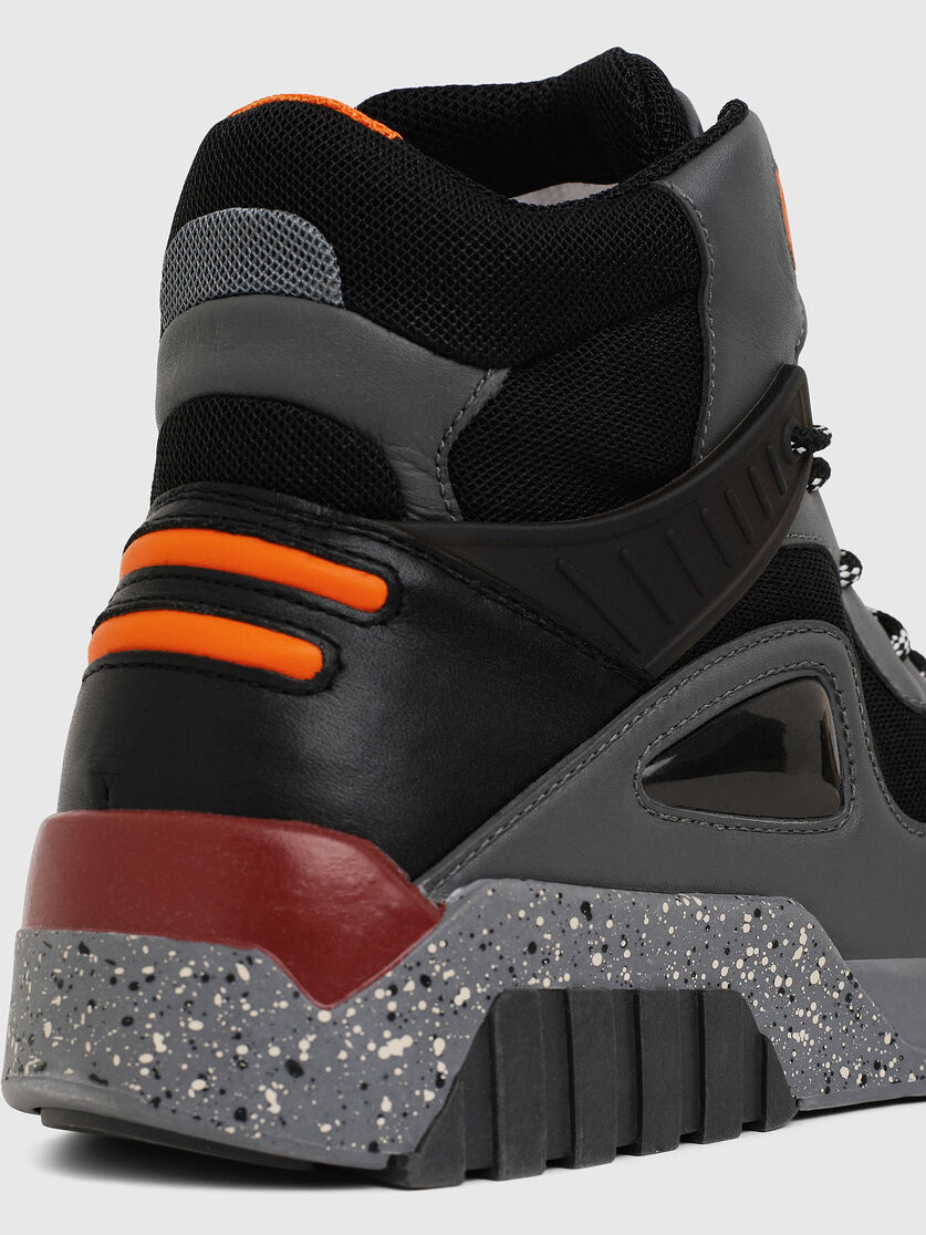 S Rua Sp Men High Top Sneakers In Polyester Diesel