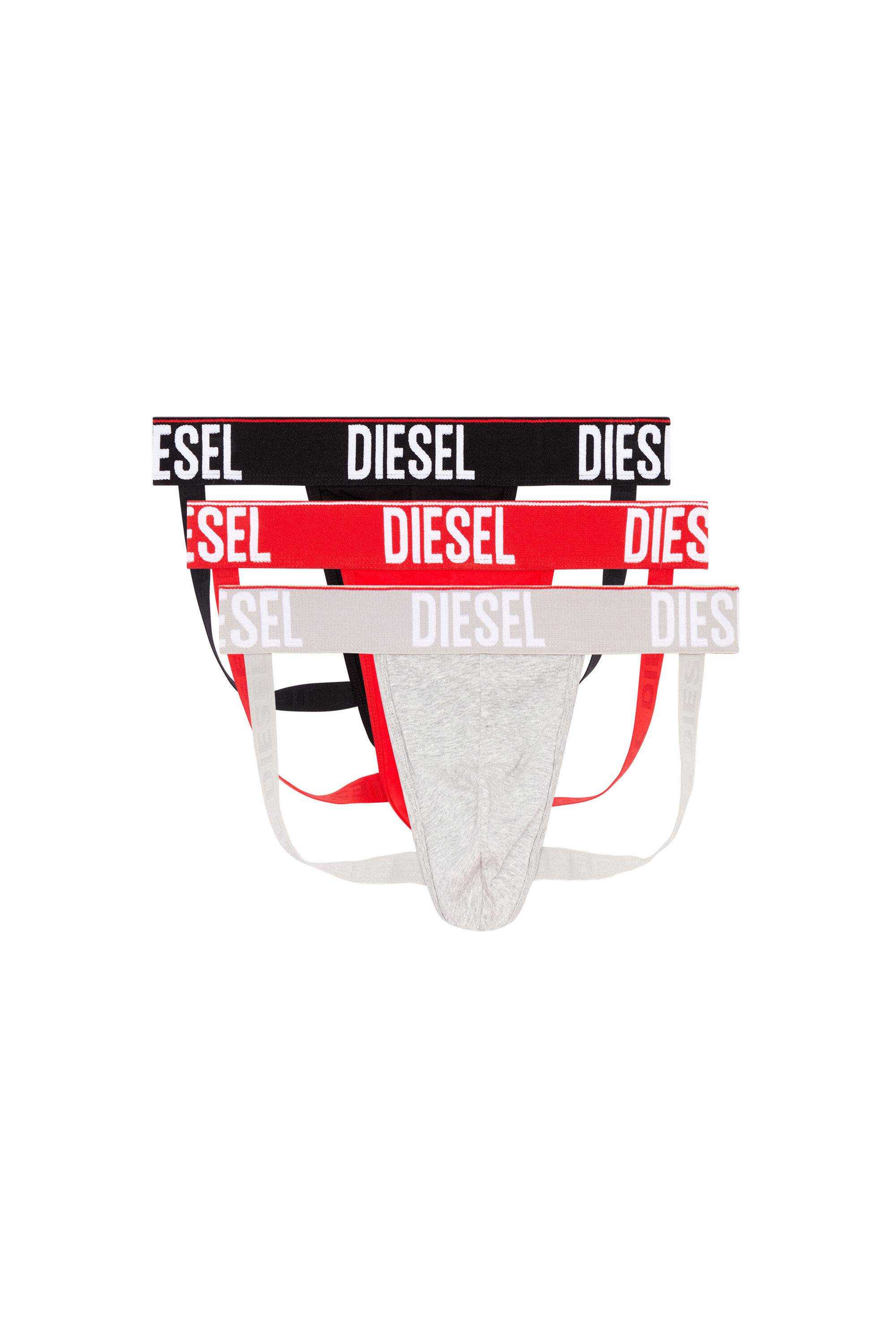Diesel - UMBR-JOCKYTHREEPACK, Paquete de tres suspensorios con cintura a tono Hombre in Multicolor - 2