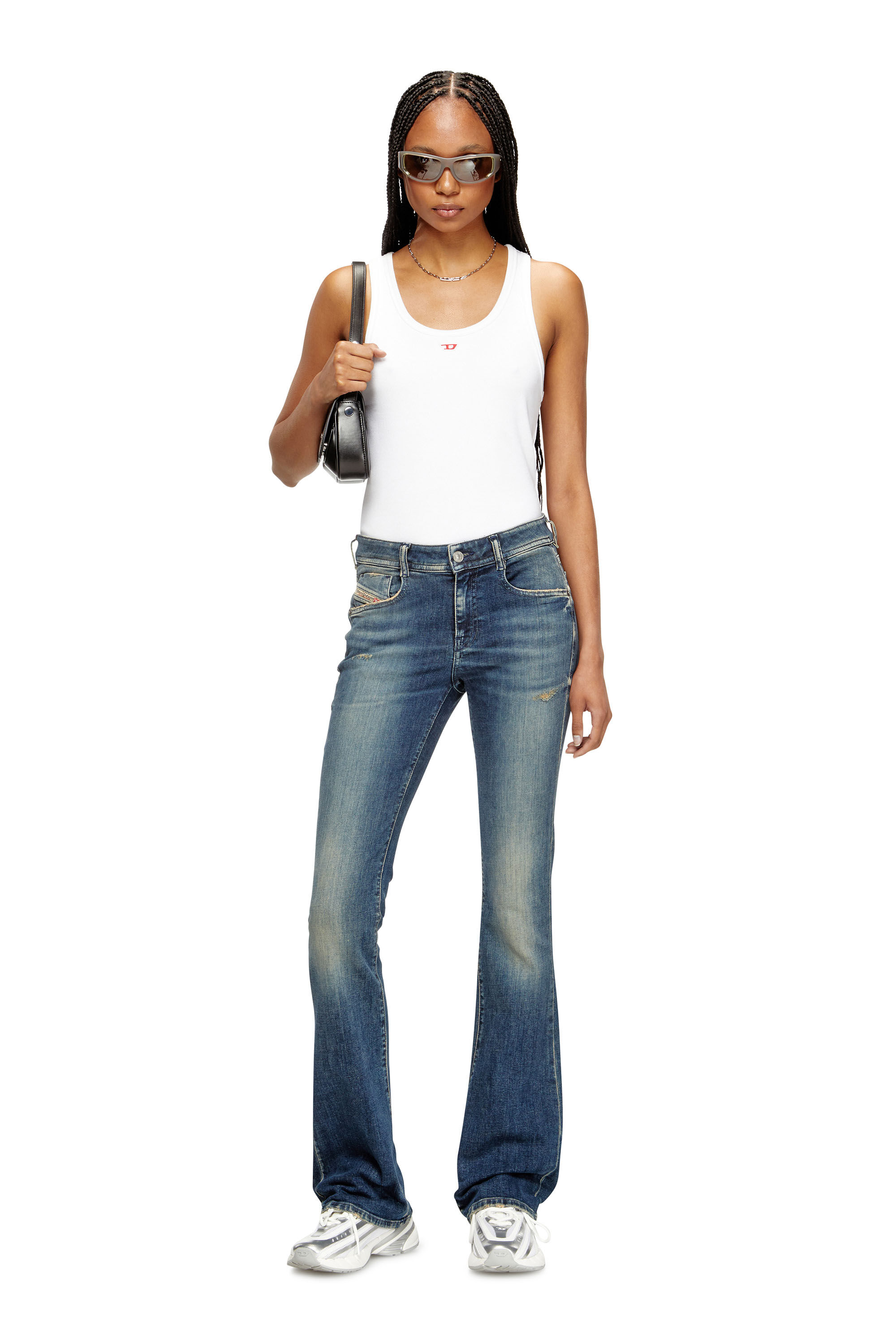 Diesel - Bootcut Jeans 1969 D-Ebbey 09L96 Mujer, Azul Oscuro - 1