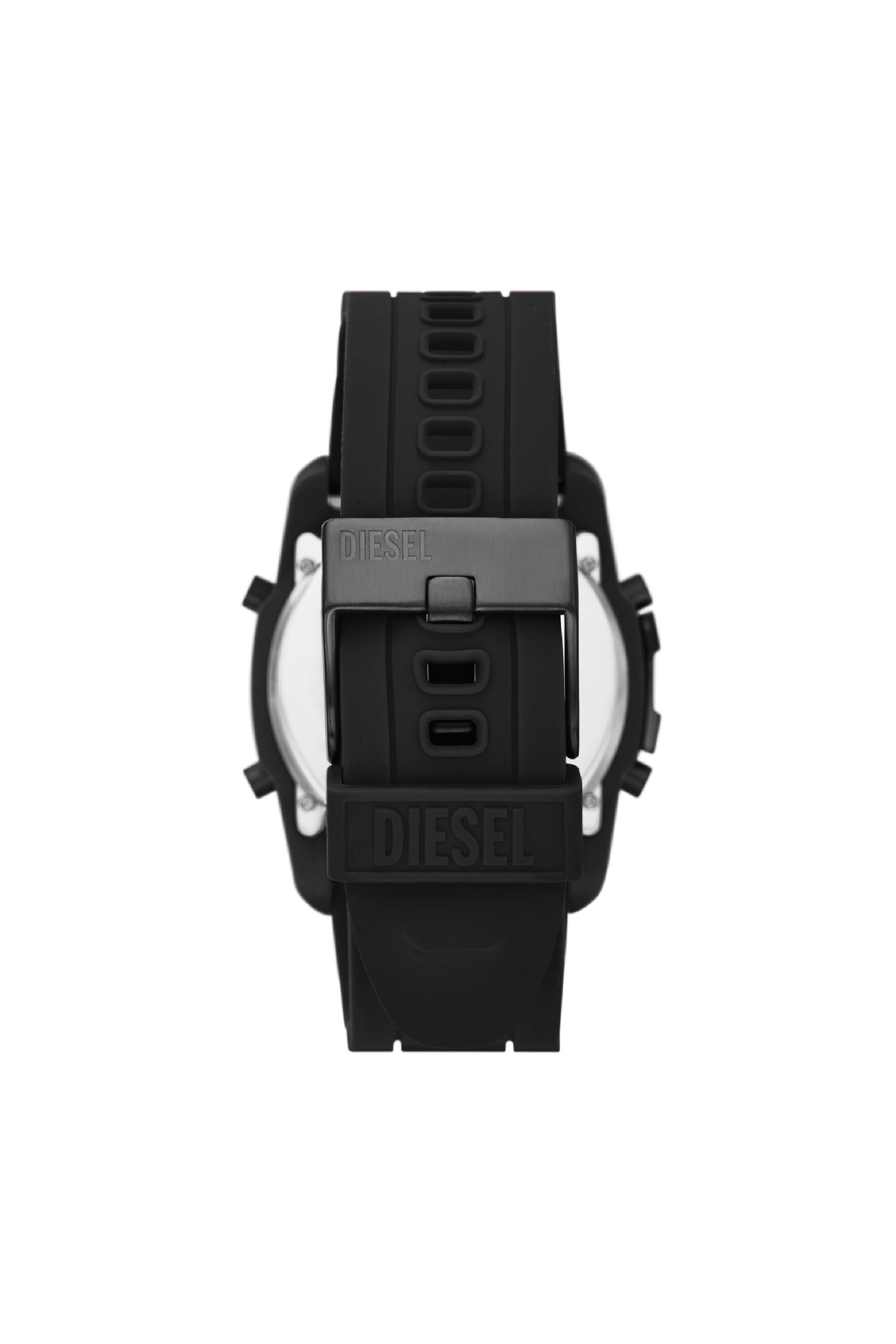 Men's Master Chief Digital silicone watch | Black | Diesel