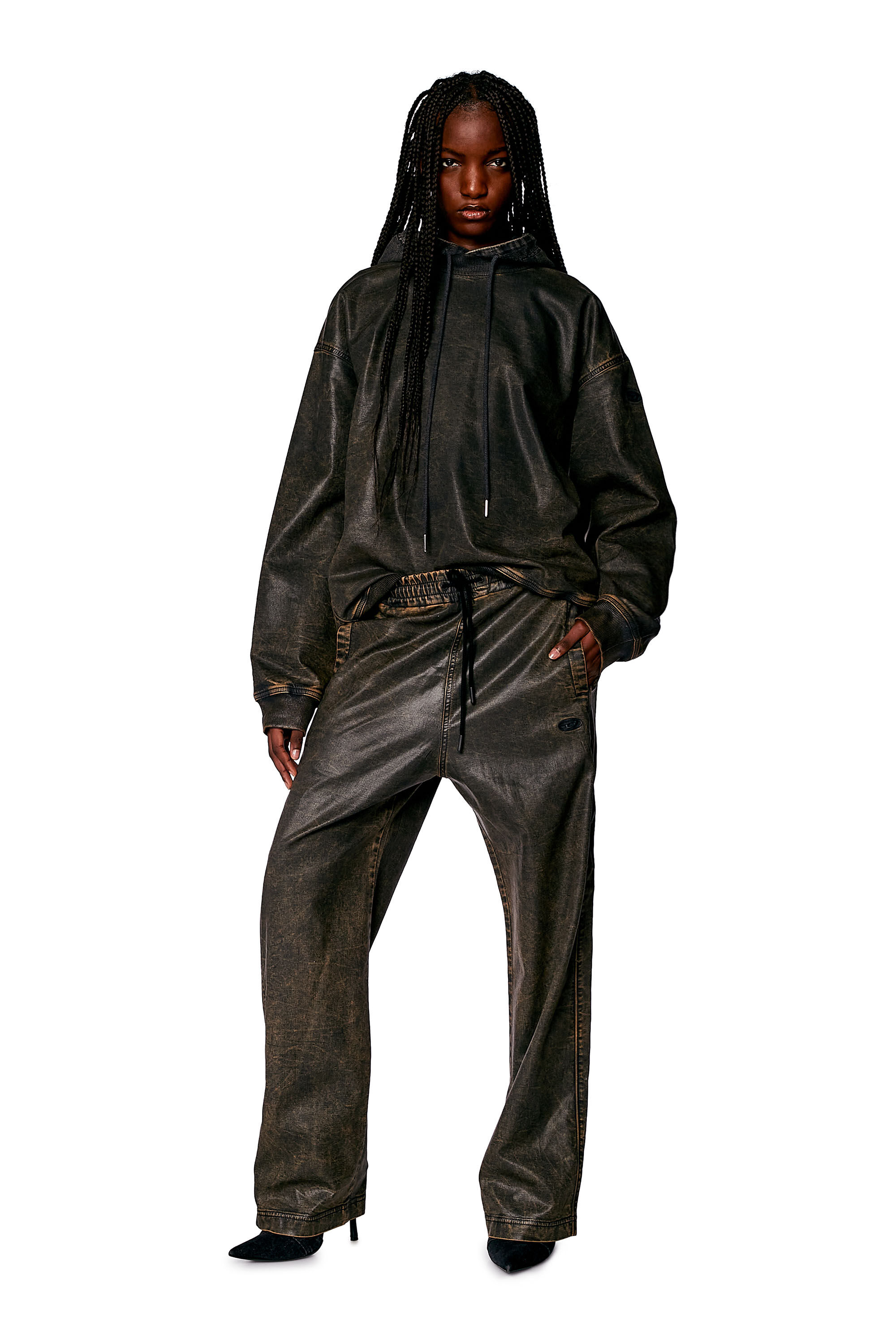 Relaxed Puddle Jeans | Colored | Diesel D-Martians Track Denim