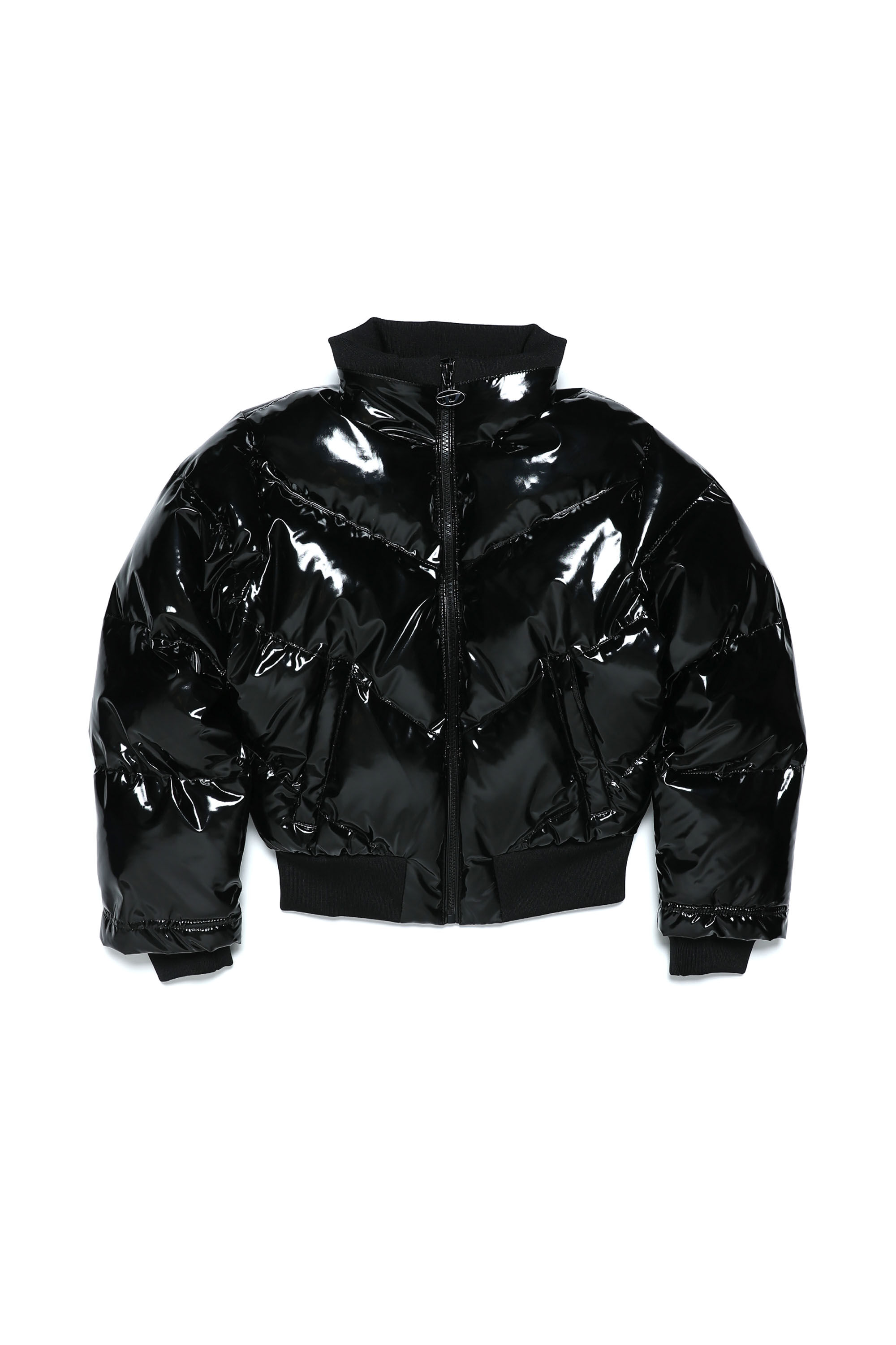 Vinyl store puffer jacket