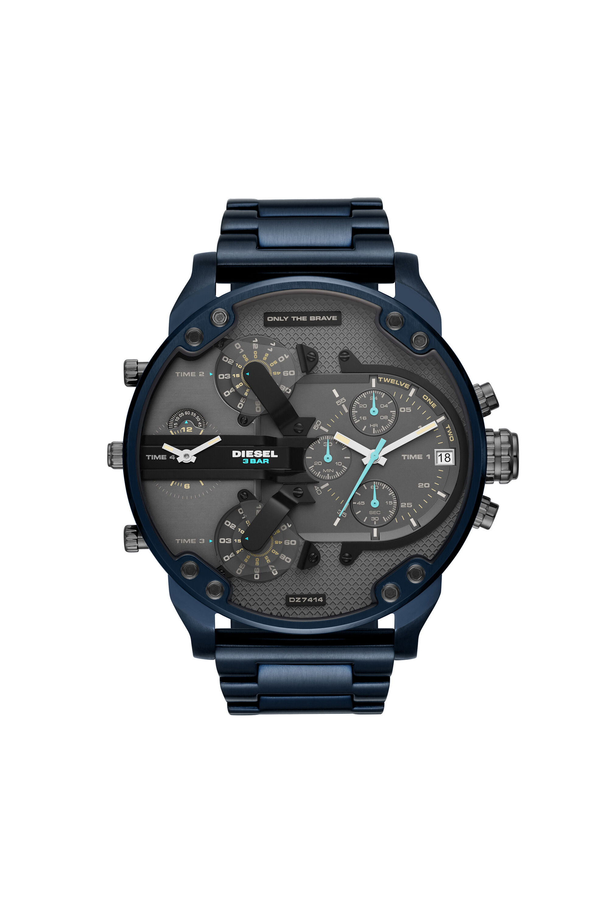 DZ7414 Man: Mr. Daddy 2.0 chronograph watch stainless steel | Diesel