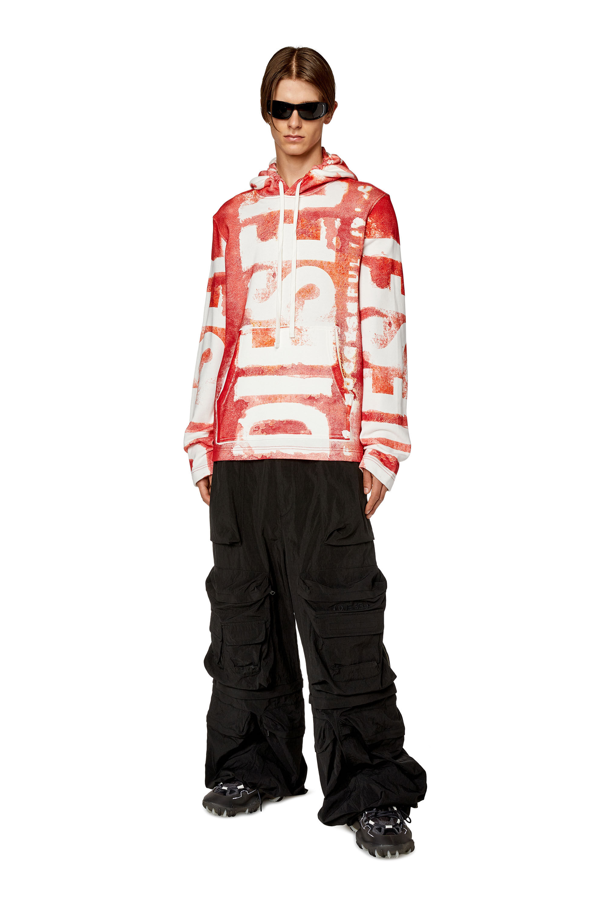 Red diesel hoodie hot sale