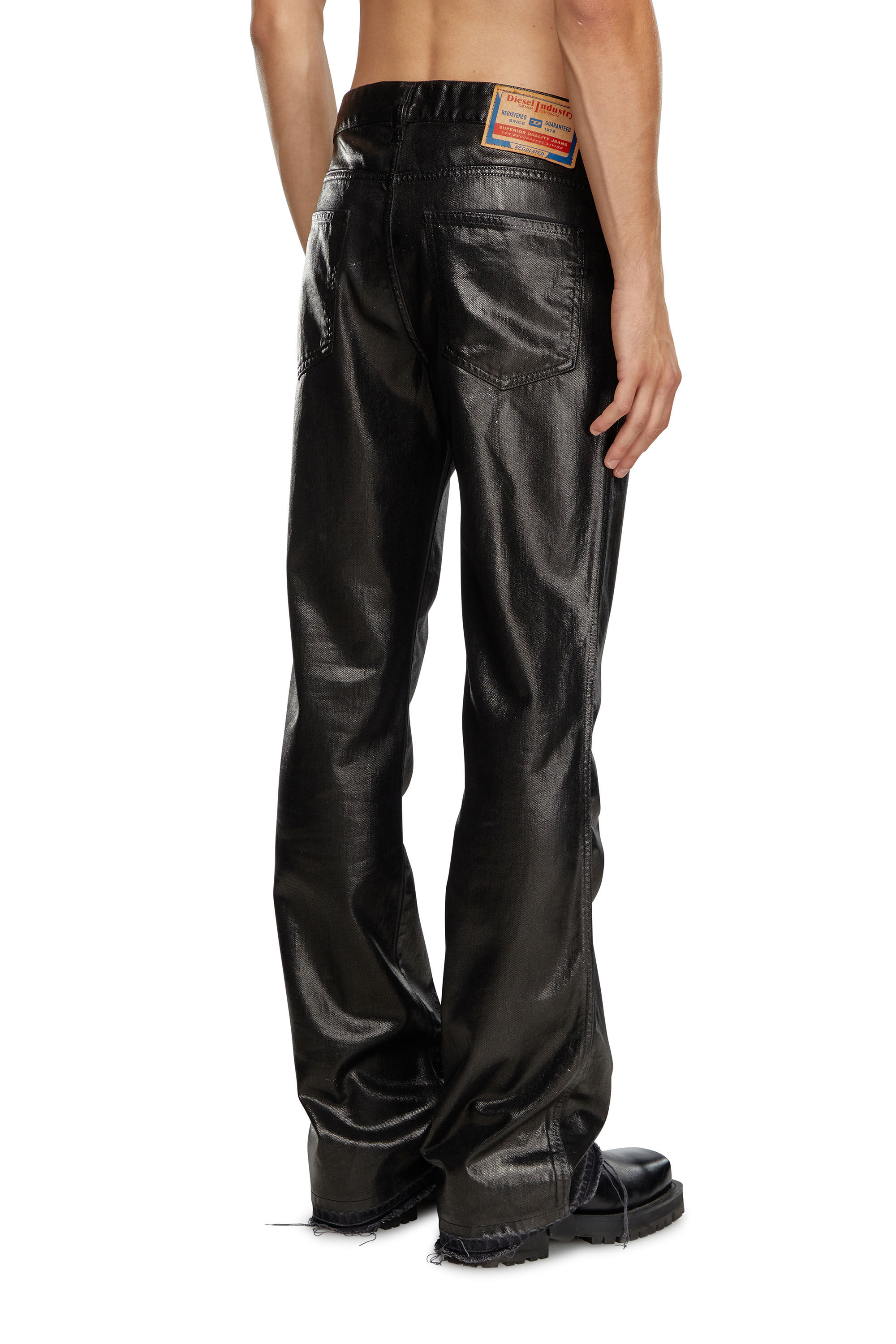 Diesel - Hombre Bootcut Jeans 1998 D-Buck 068MR, Negro/Gris oscuro - Image 4