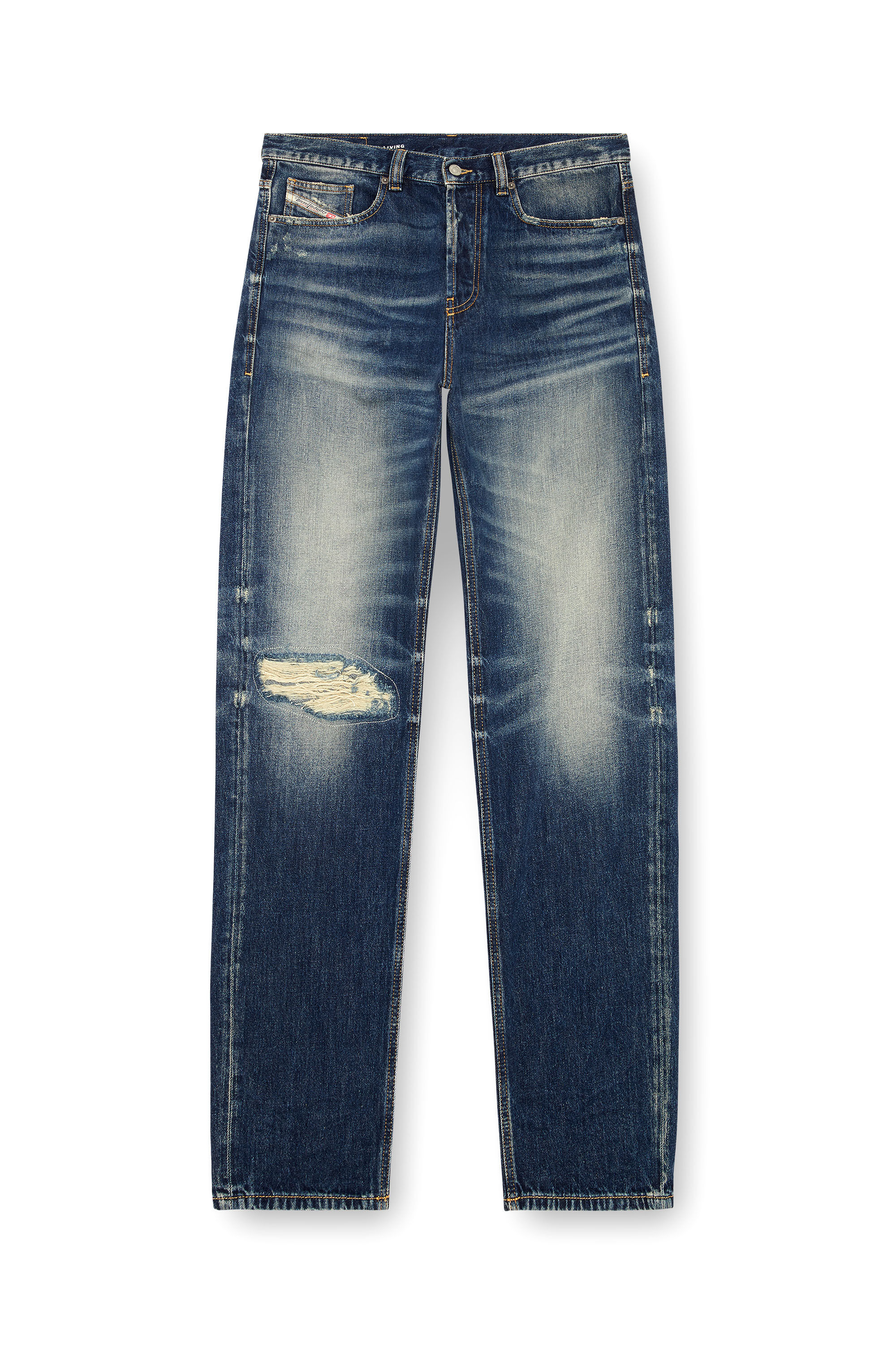 Diesel - Regular Jeans 2024 D-Macs 09J95 Hombre, Azul Oscuro - 2