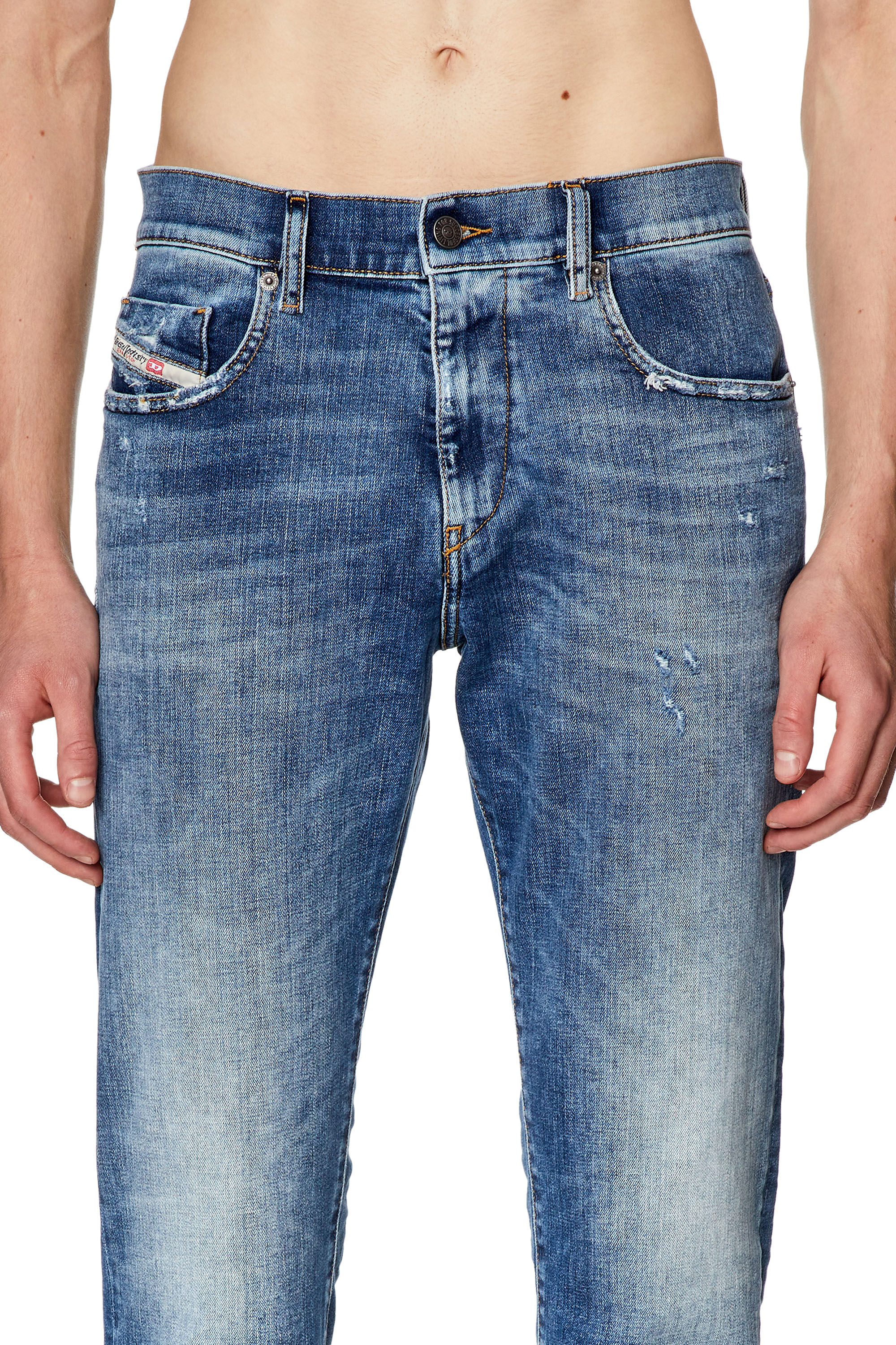 Diesel - Slim Jeans 2019 D-Strukt 09G32, Azul medio - Image 5