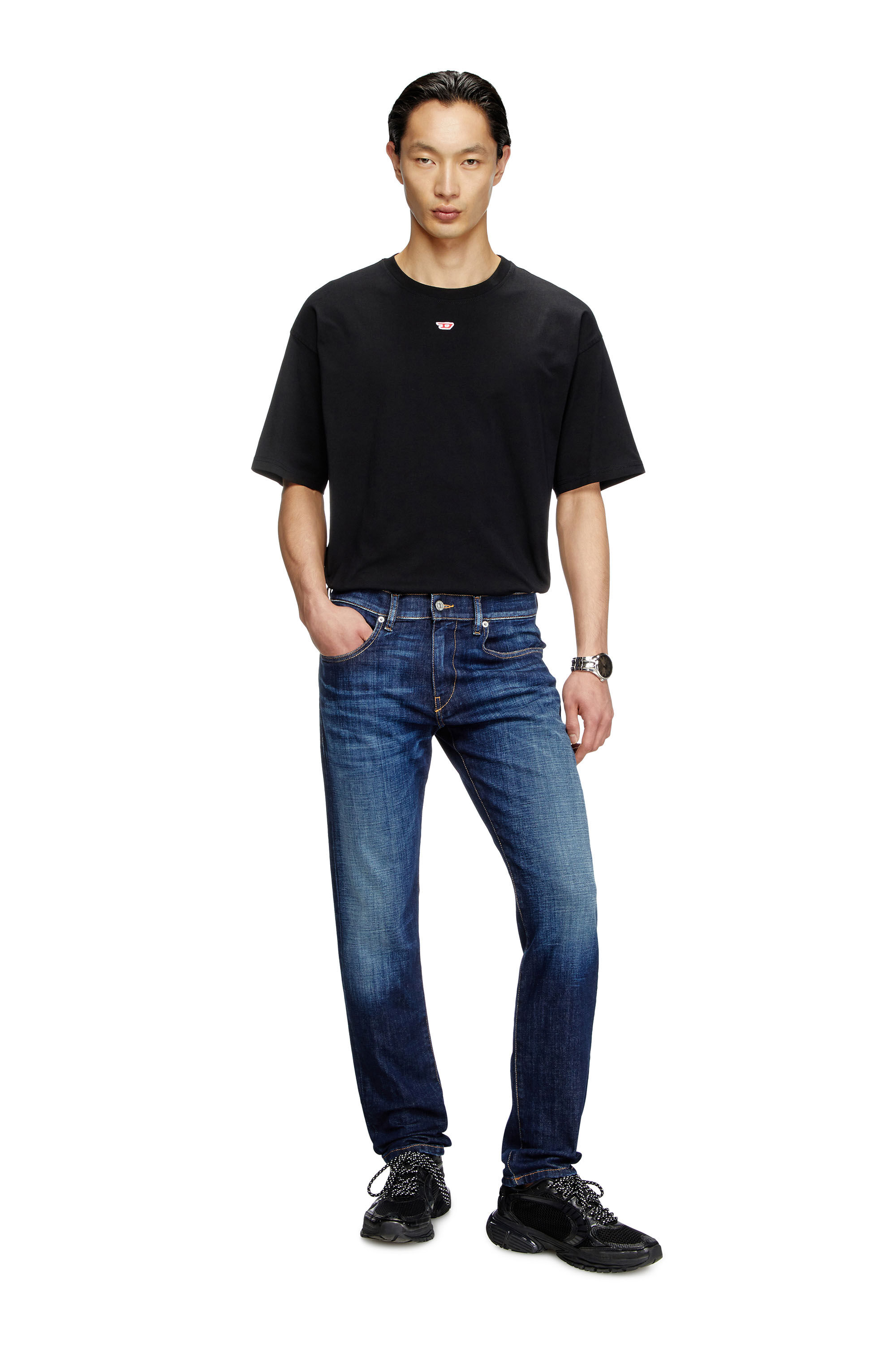 独特な Men's D-Strukt 2019 Diesel | blue Medium | Jeans Slim パンツ