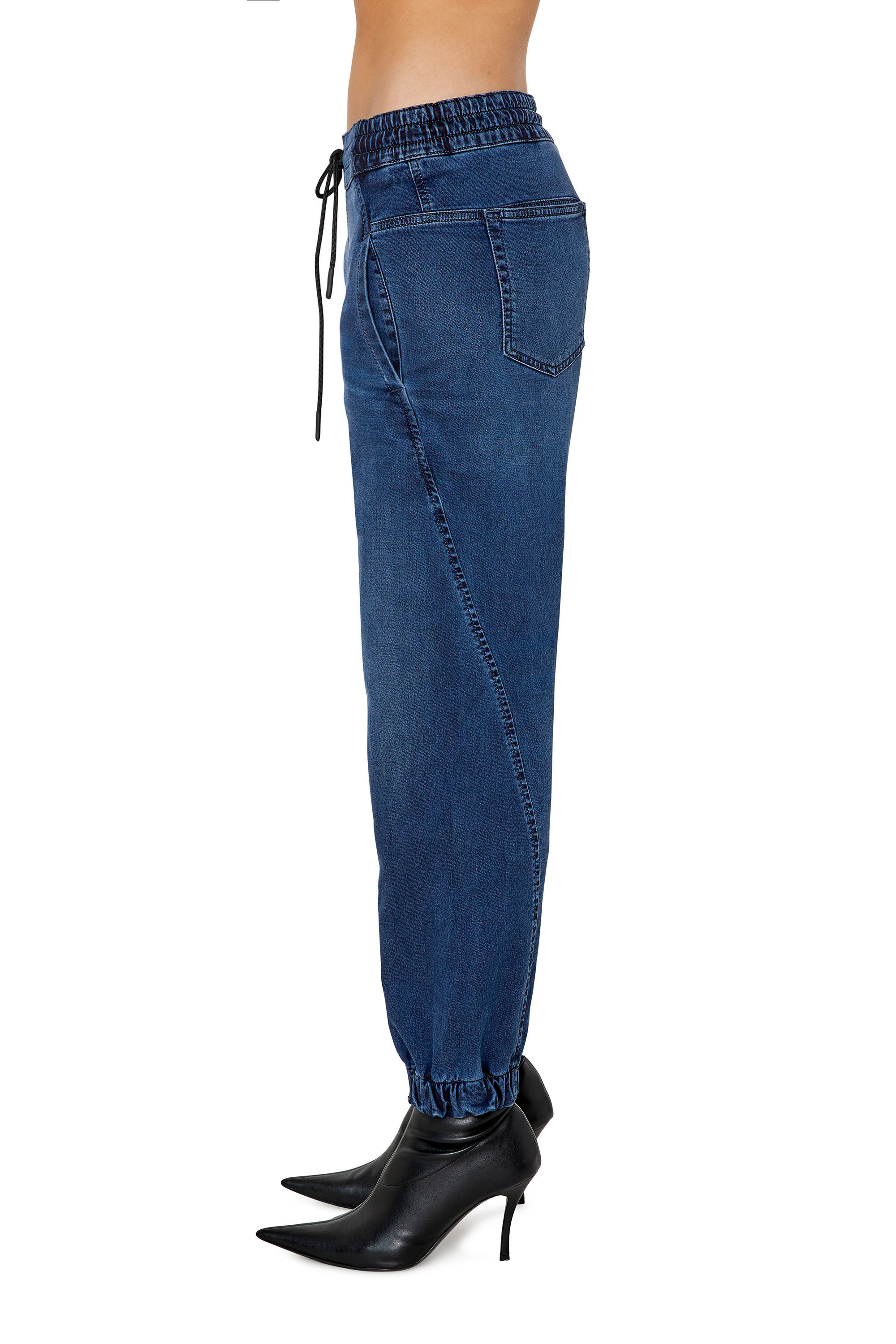 D-KRAILEY-F-NE Woman: boyfriend Dark blue Jeans regular waist | Diesel