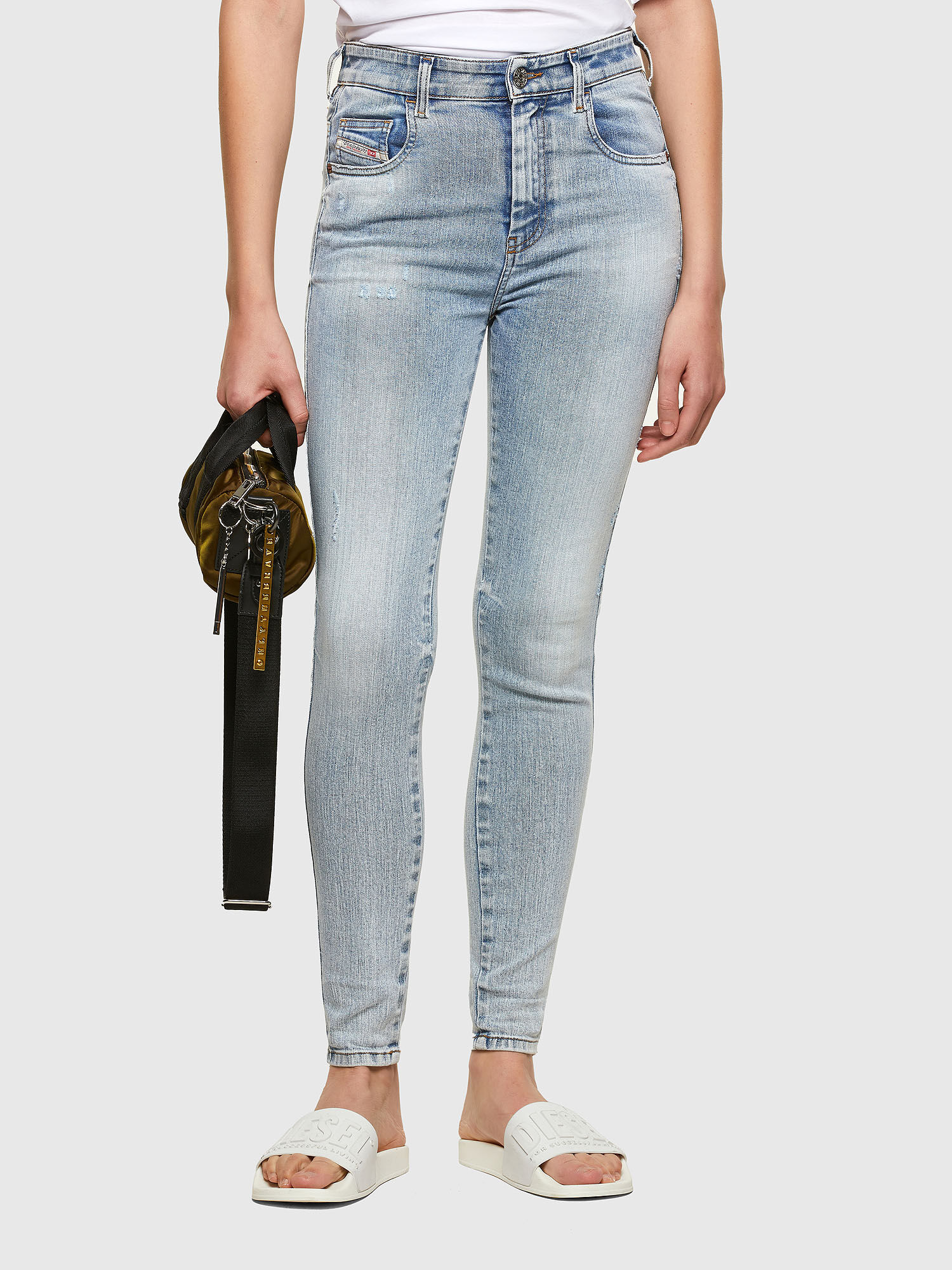 Slandy High Skinny Jeans 009TG: Light