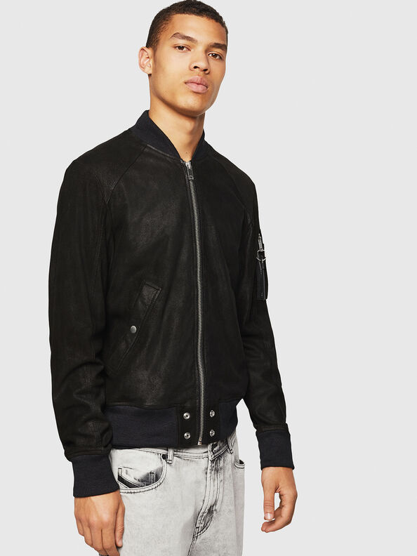 Er Jacket In Waxed Suede