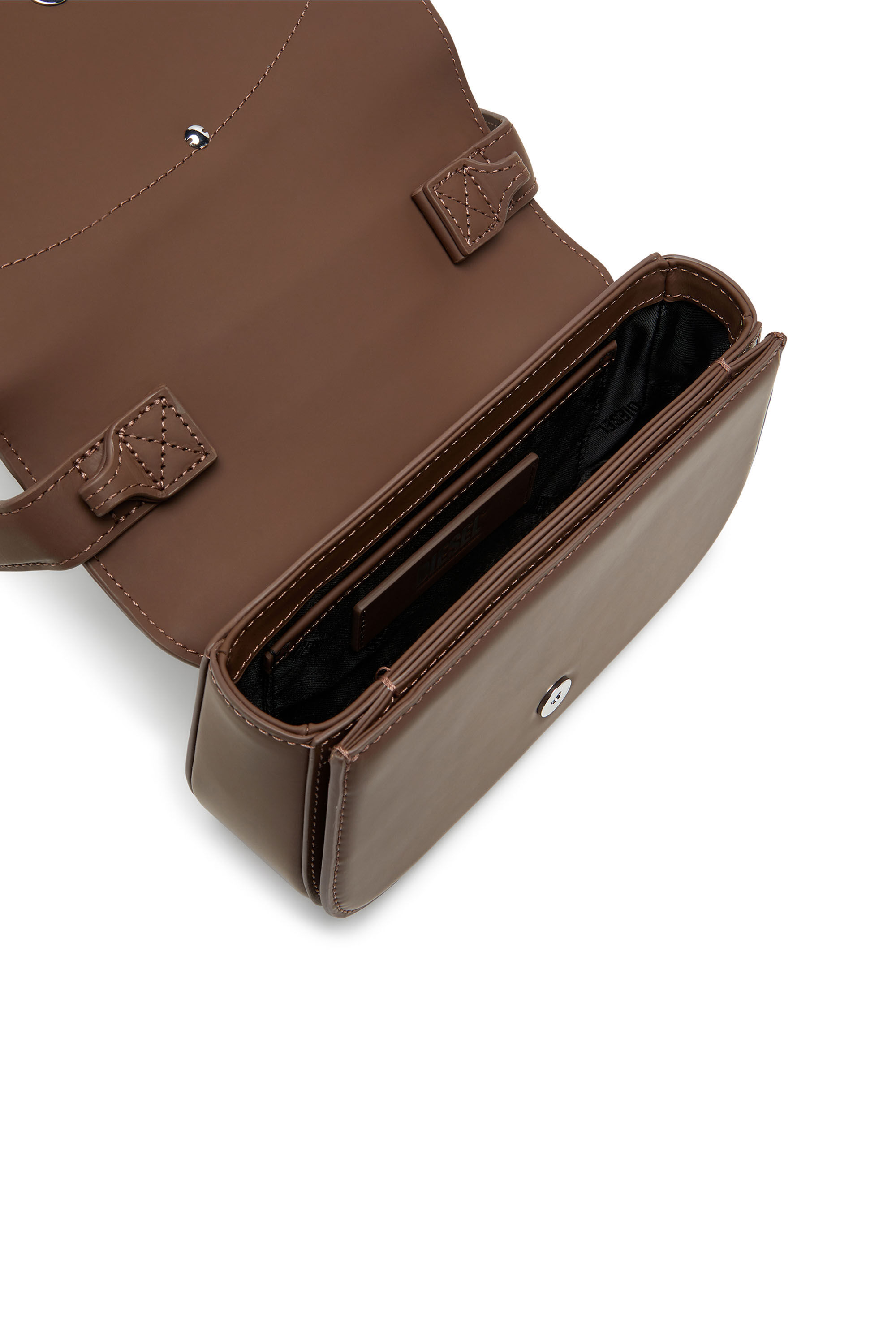 Diesel - 1DR, Woman's 1DR-Iconic shoulder bag in matte leather in Brown - 2