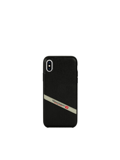 DIESEL LEATHER CO-MOLD CASE FOR IPHONE XS MAX, Black Diesel - DIESEL LEATHER CO-MOLD CASE FOR IPHONE XS MAX, Black - Cases - Image 4