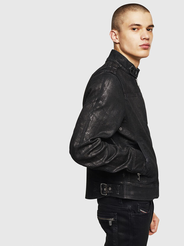 Jacket In Metallic Coated Joggjeans