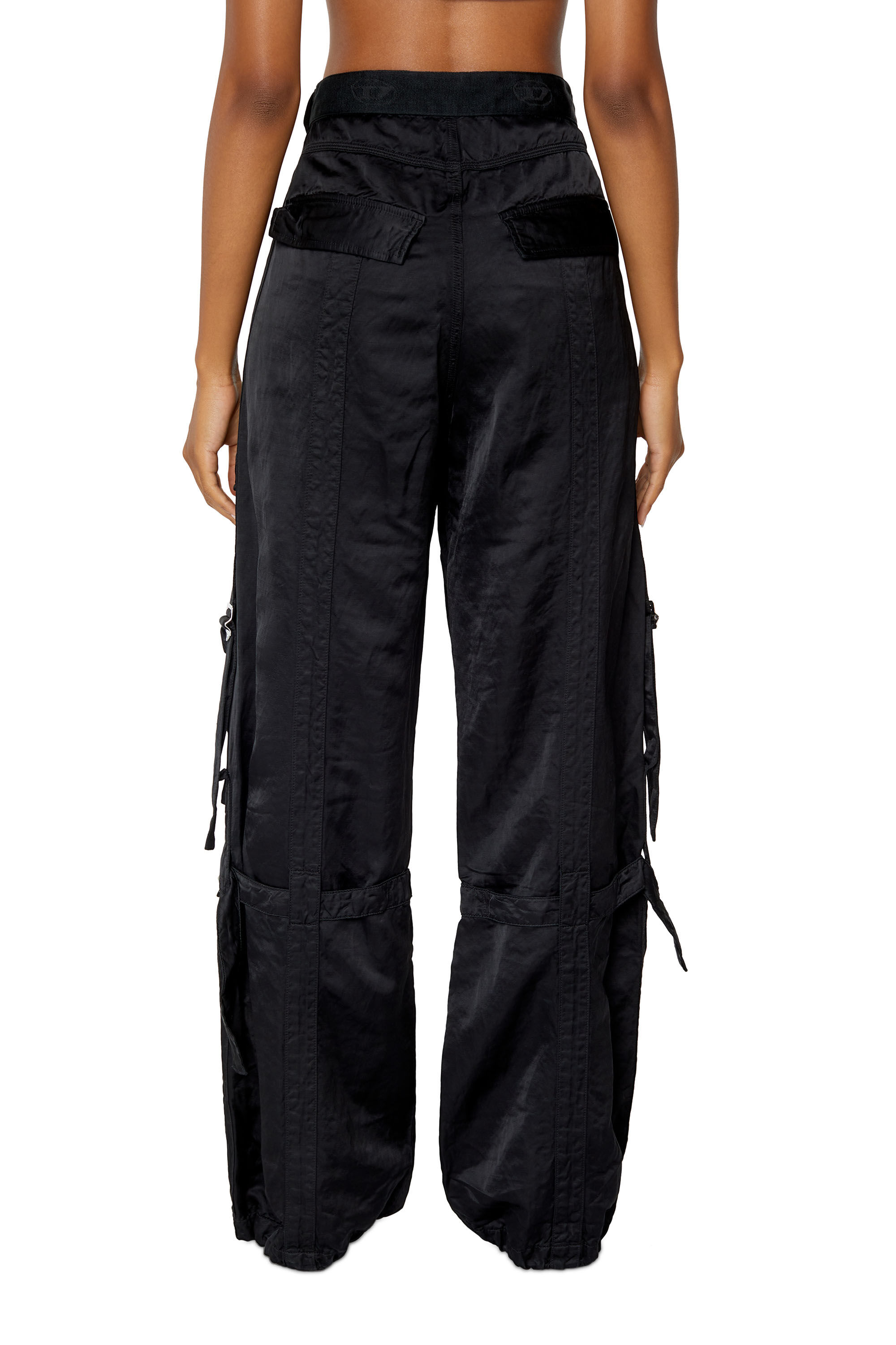 【超ポイントバック祭】 Woman: P-MALVAROSA Cargo Diesel | satin stretch in pants ジャケット・アウター
