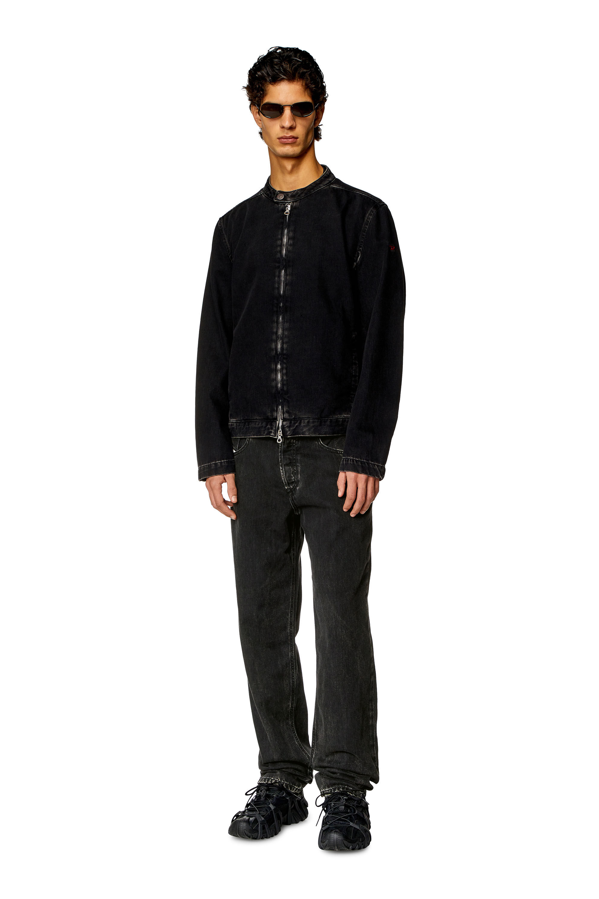 D-RISE Man: Oversized Regular Black/Dark grey Jeans | Diesel