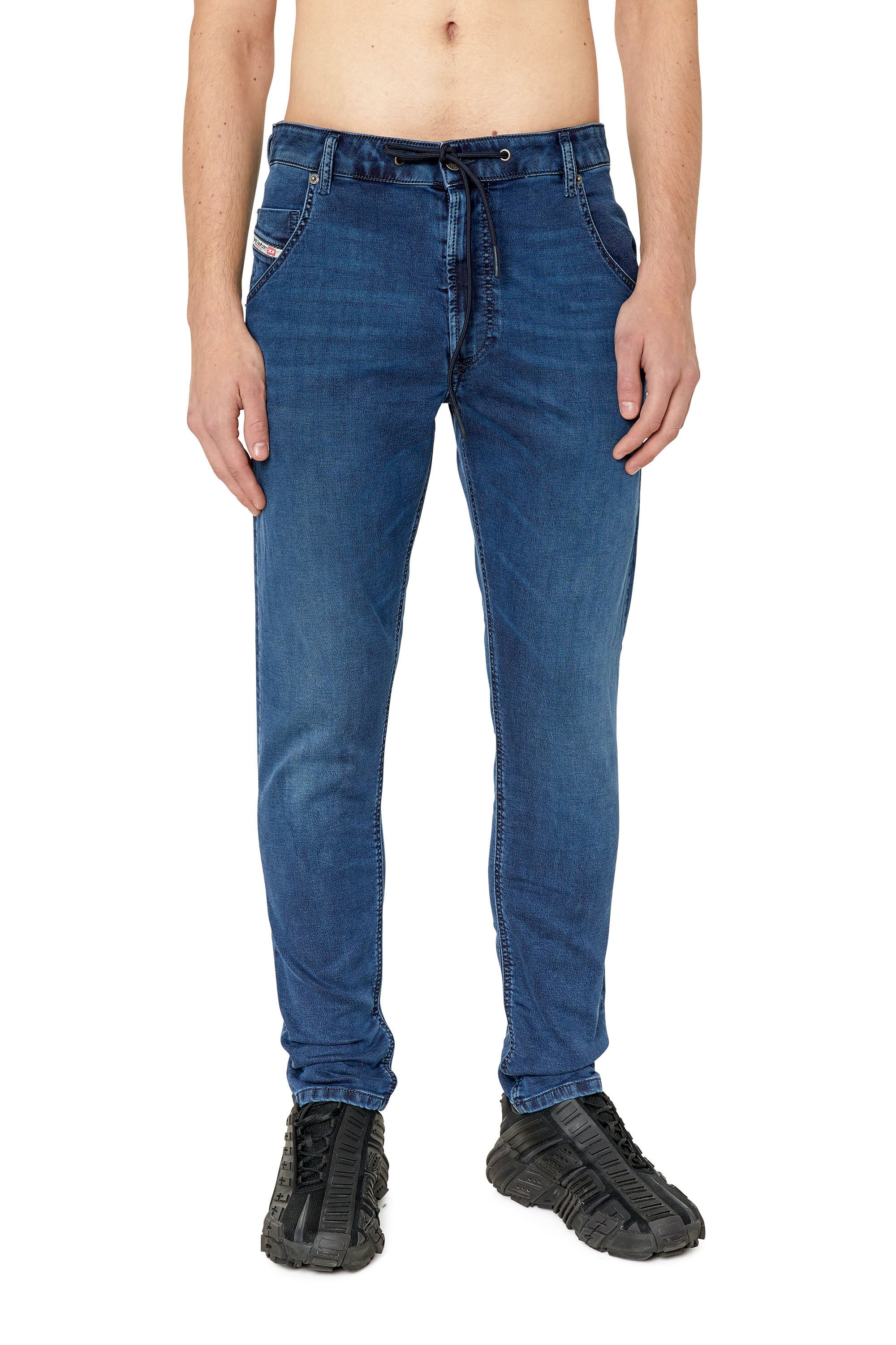 Diesel - Krooley JoggJeans® 068CT Tapered, Azul Oscuro - Image 3