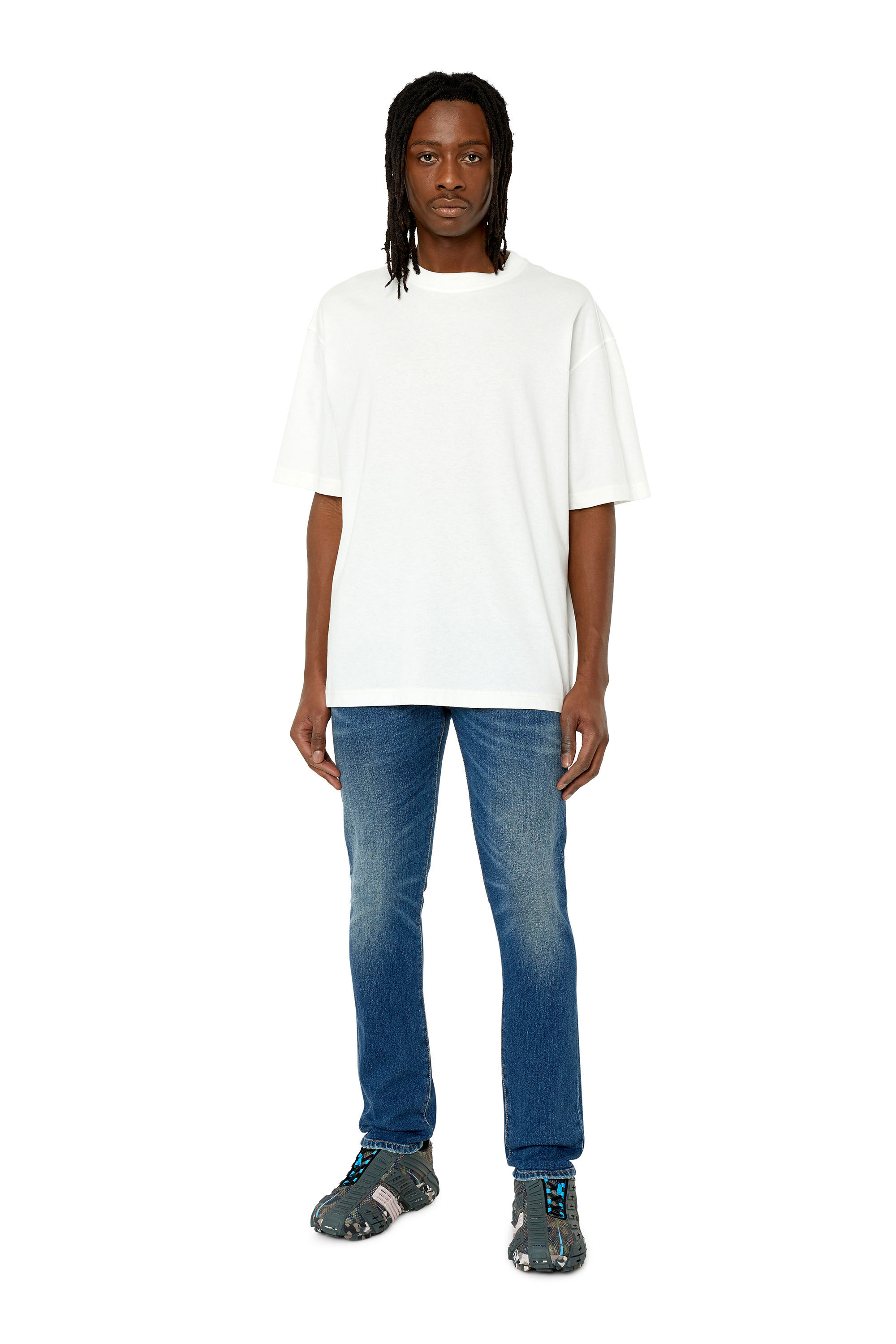 2019 D-STRUKT Man: Medium blue Slim Jeans | Diesel