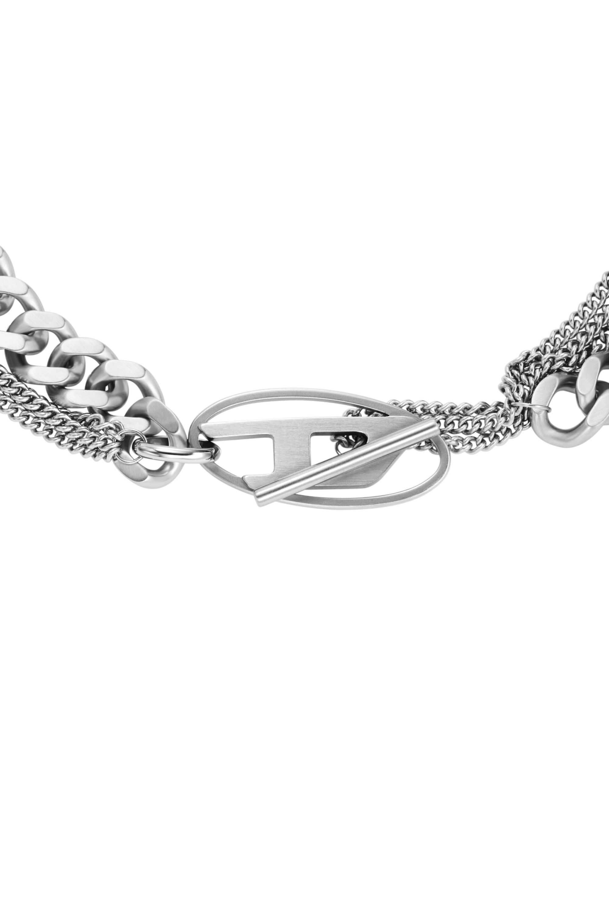 Women's Stainless Steel Chain Necklace | Silver | Diesel