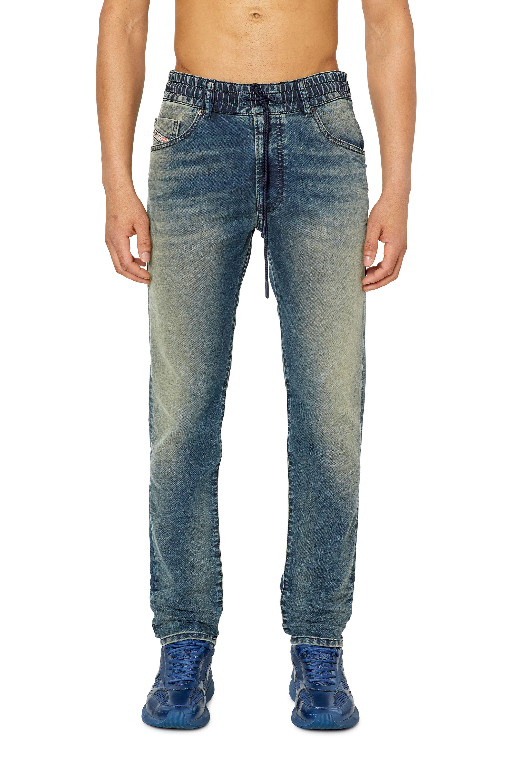 D-KROOLEY JOGG Man: tapered Dark blue JoggJeans | Diesel ®