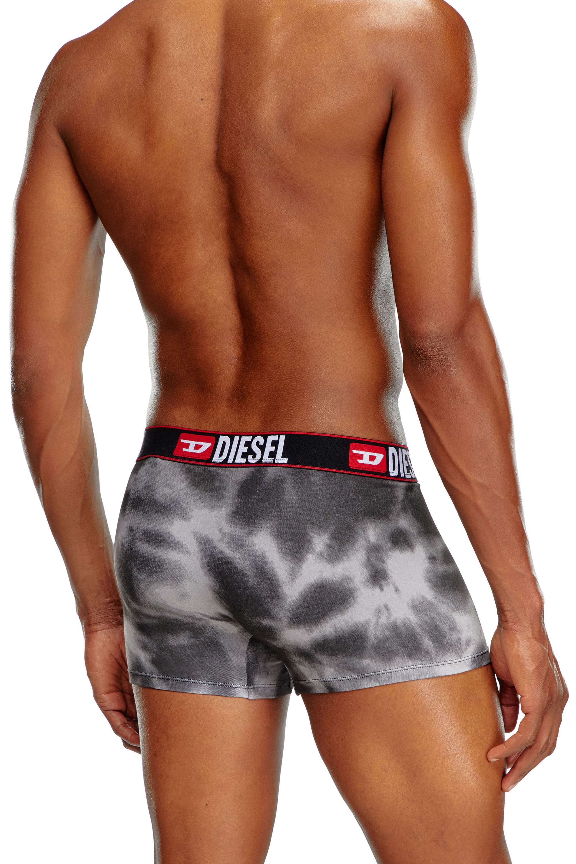 Diesel - UMBX-DAMIENTHREEPACK, Man's 3-pack of boxer briefs with cloudy motif in Black/Grey - 3