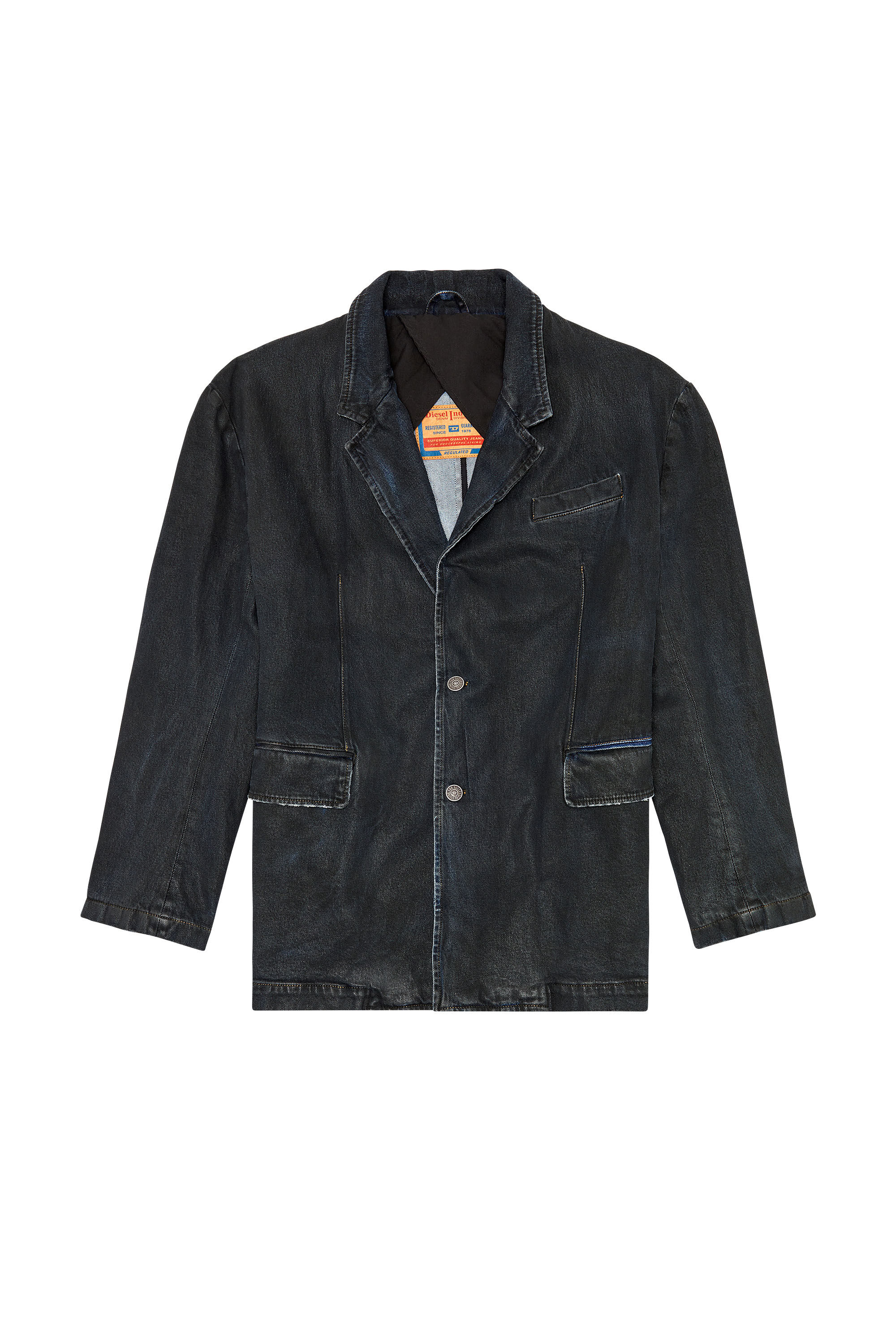 Pre-owned Paper Monogram Cargo Leather Jacket In Black