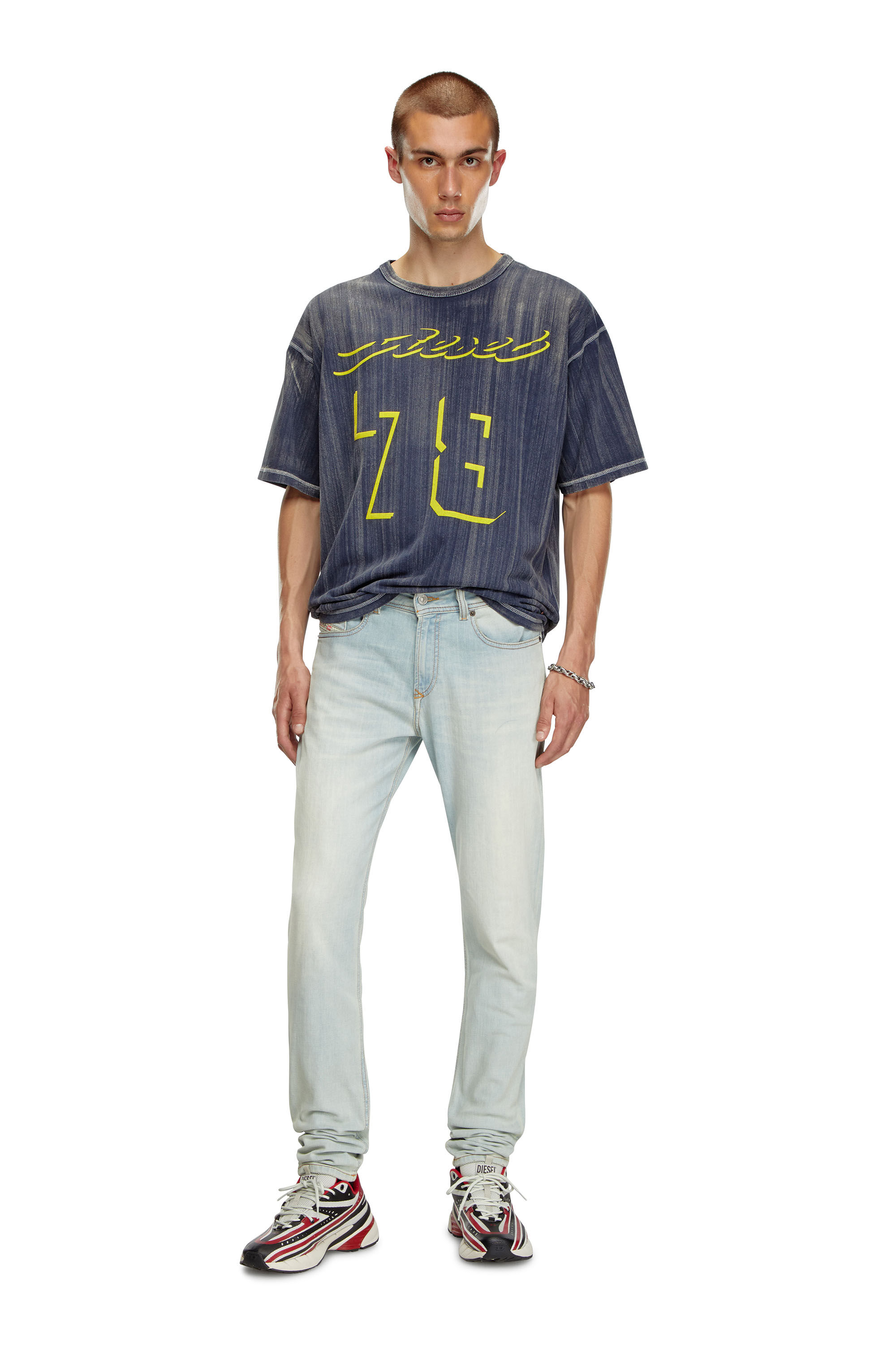 Men's Skinny Jeans | Light Blue | Diesel 1979 Sleenker