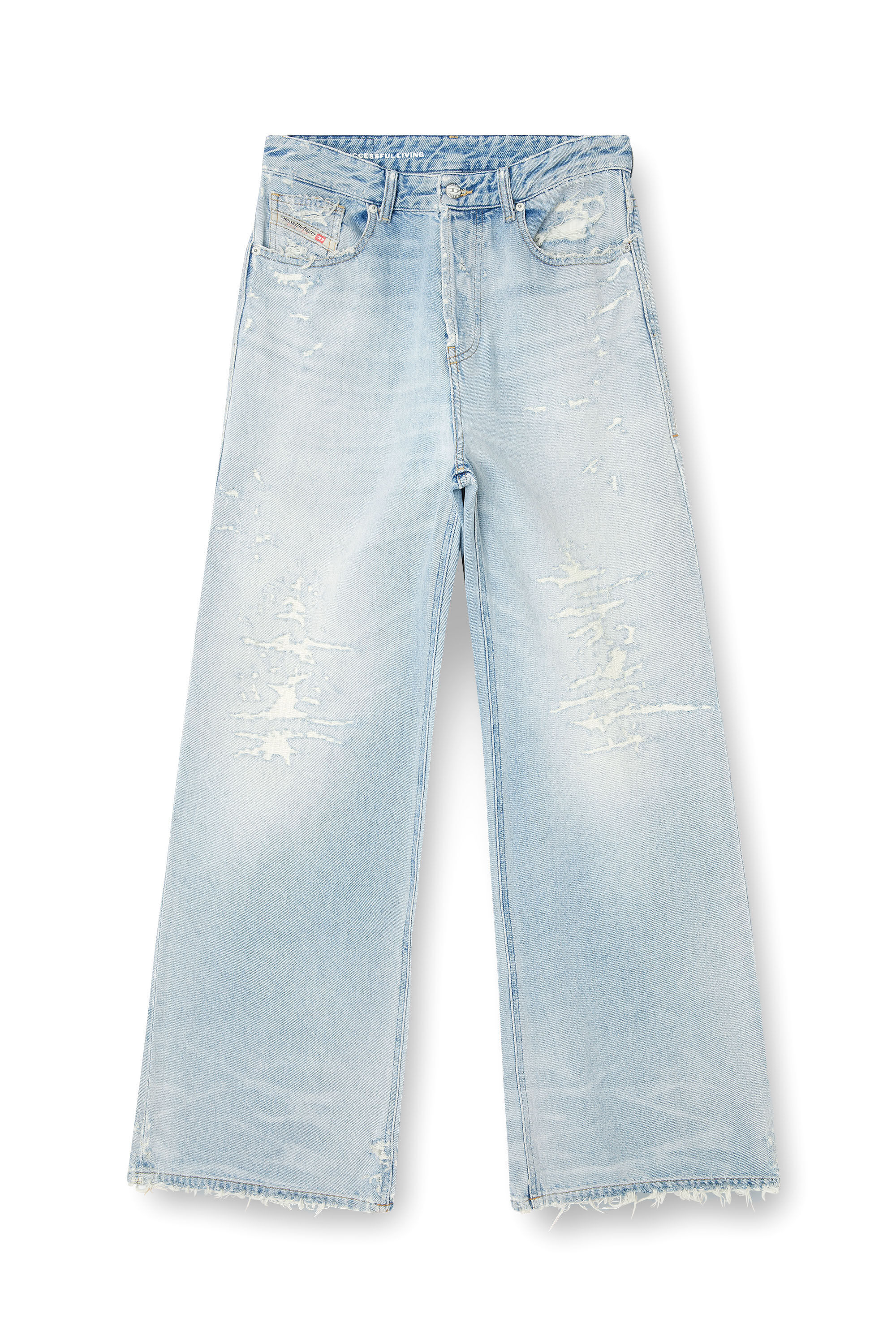 Diesel - Relaxed Jeans 1996 D-Sire 09M53 Mujer, Azul Claro - 2