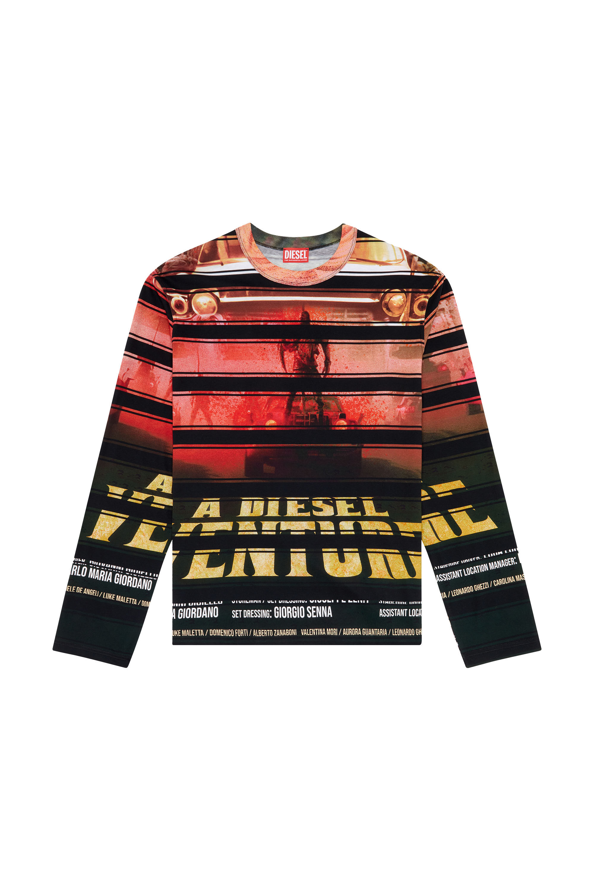 T-CRANE-LS-S4 long sleeve T-shirt brand DIESEL