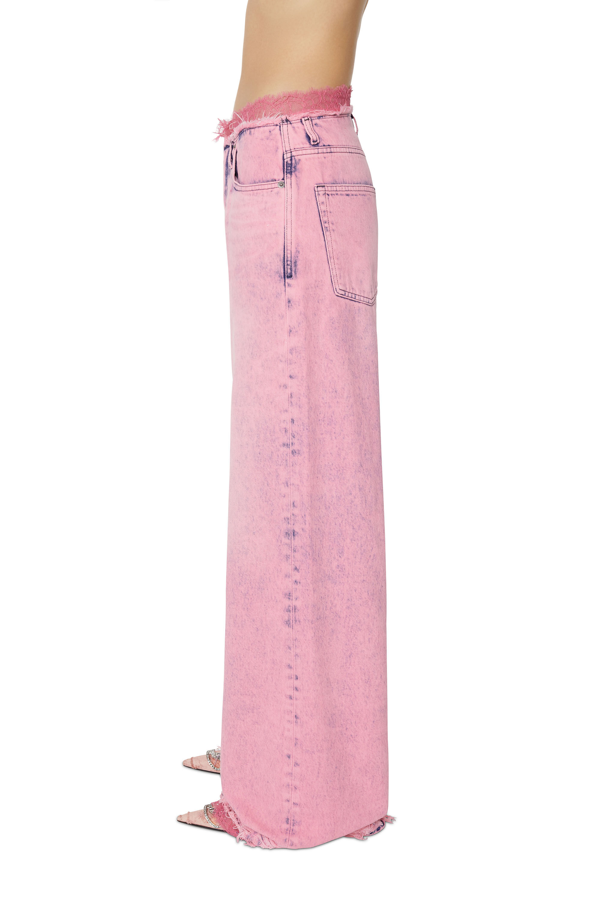 Diesel - 1996 D-SIRE 09F93 Straight Jeans, Pink - Image 6