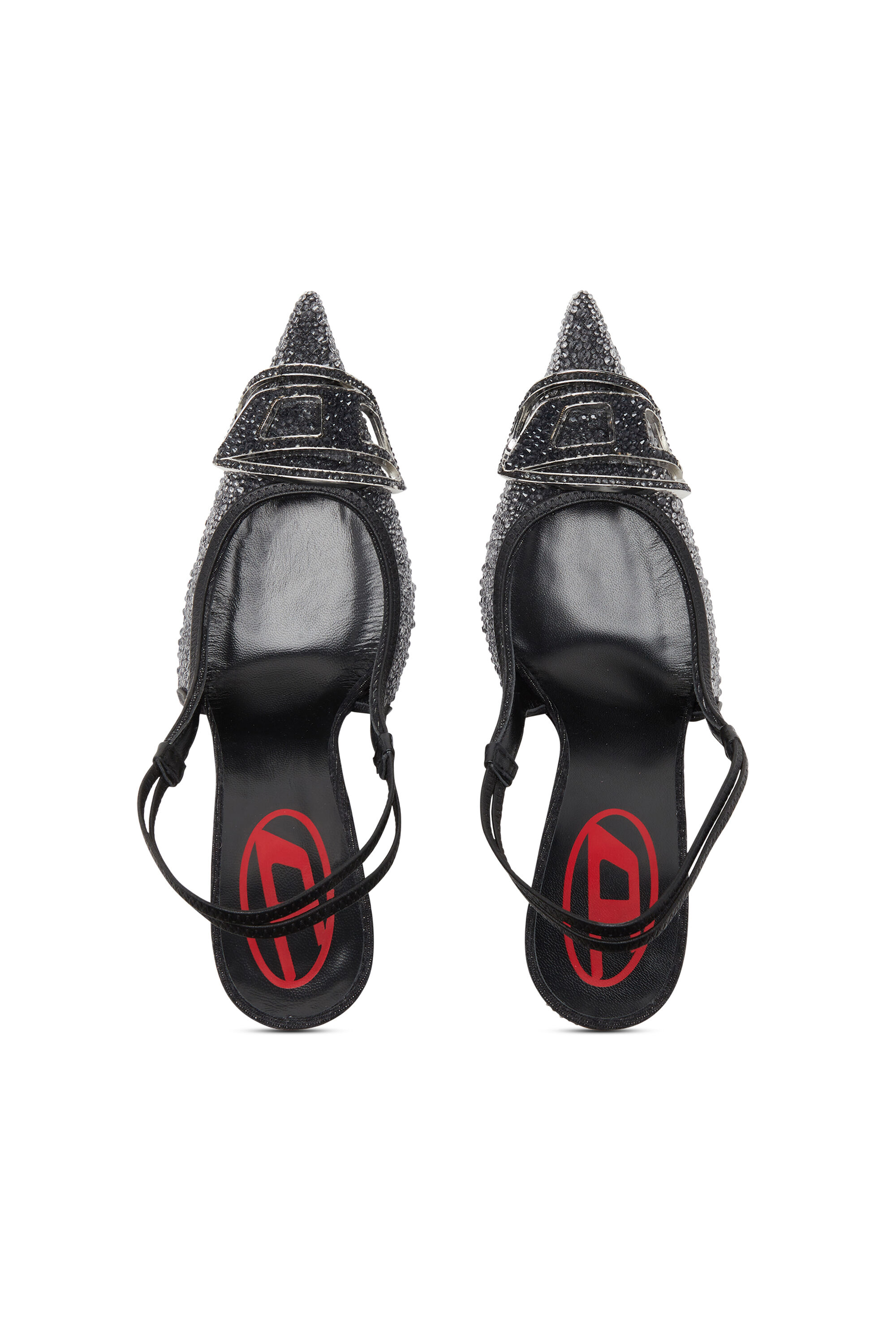 楽天 denim rhinestone in D-Venus-Slingback Women's | Diesel | Black TVドラマ