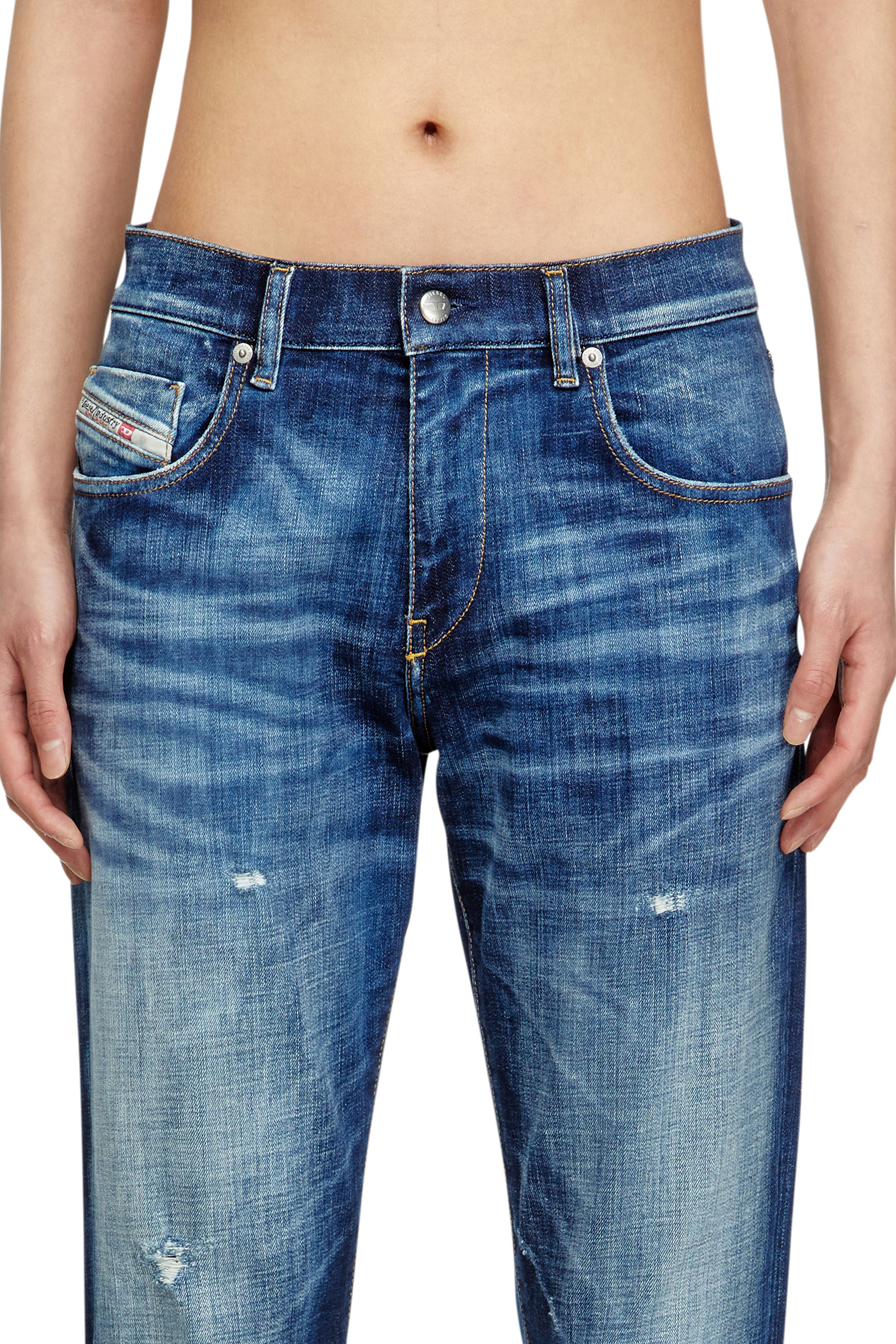 Diesel - Slim Jeans 2019 D-Strukt 09M17 Hombre, Azul Oscuro - 5