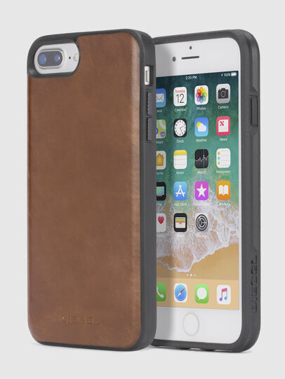 BROWN LEATHER IPHONE 8 PLUS/7 PLUS/6s PLUS/6 PLUS CASE, Brown Diesel - BROWN LEATHER IPHONE 8 PLUS/7 PLUS/6s PLUS/6 PLUS CASE, Brown - Cases - Image 1